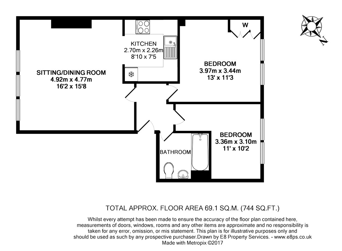 2 Bedrooms Flat to rent in Bradmore Road, Oxford, Oxfordshire OX2