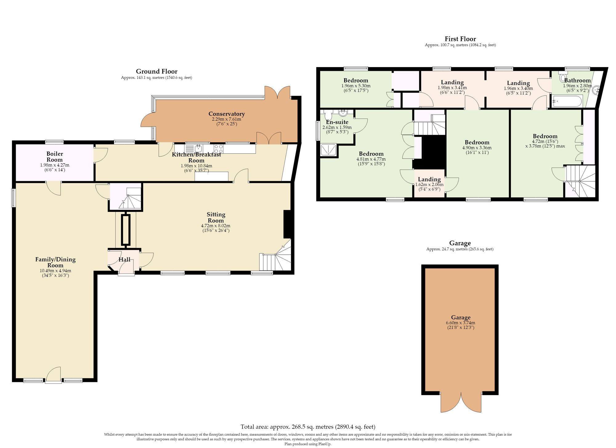 Whitehouse Cottage The Street, Dereham floorplan