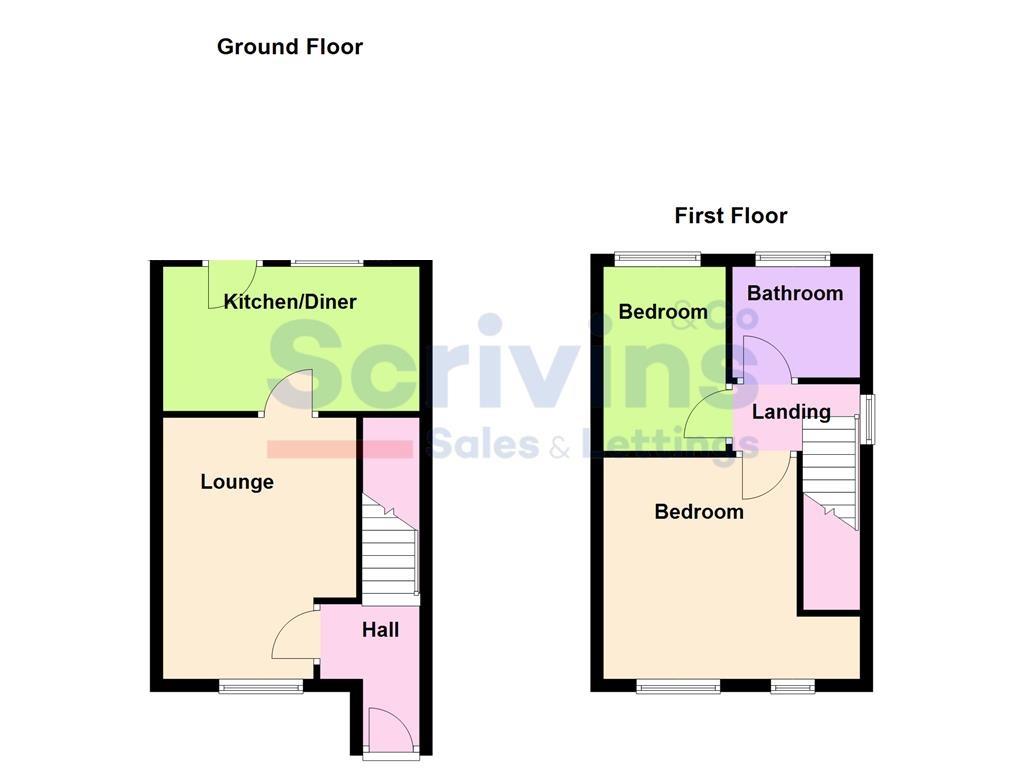 13, Woodbank, Burbage Hinckley floorplan