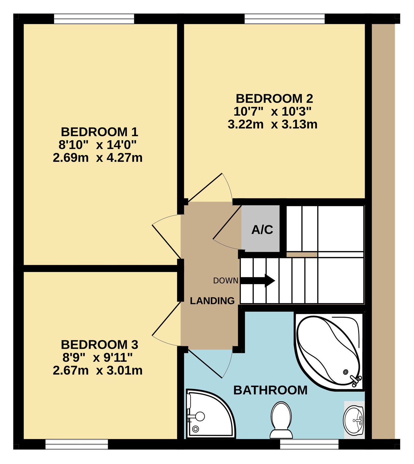 25, Roydon Lane, Launceston floorplan