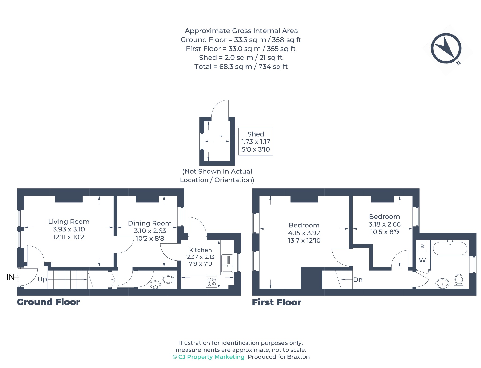3 Sunnymede Cottages, Ray Mill Road East, Maidenhead floorplan