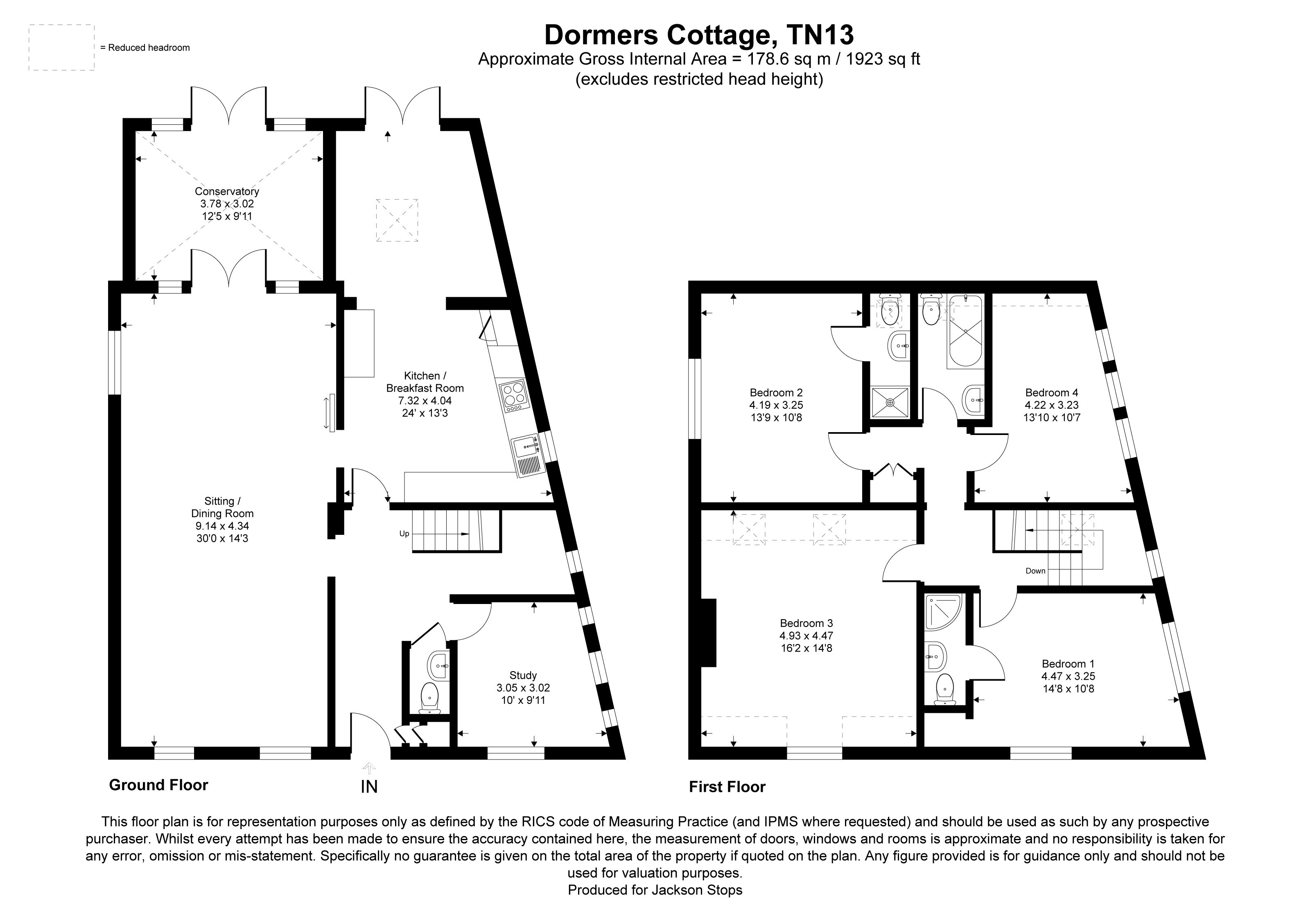 Dormers Cottage,, Bessels Green Road, Kent floorplan