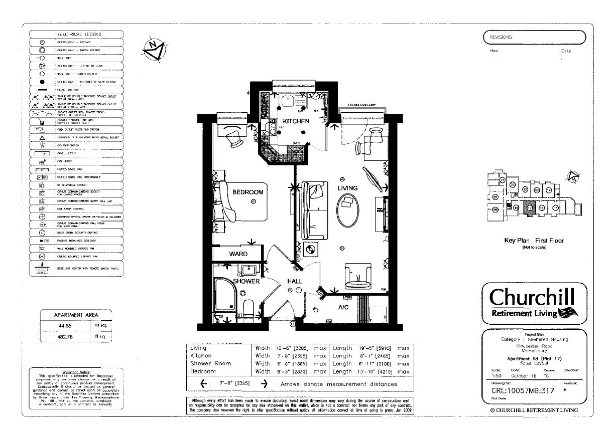 Gloucester Road, Malmesbury SN16, 1 bedroom flat for sale 64638098