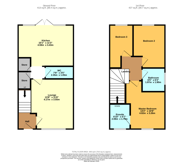 2, Lodgeside Avenue, Salford floorplan