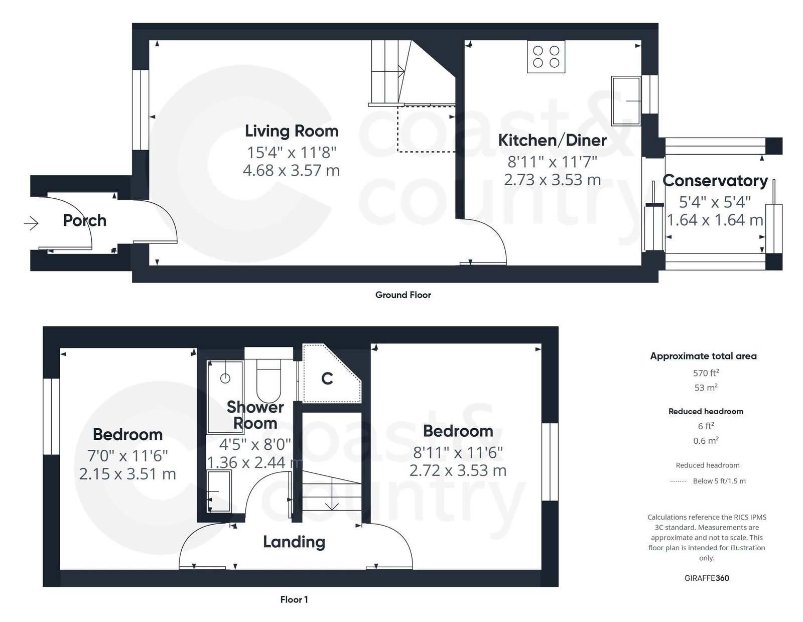 82, Orchid Vale, Newton Abbot floorplan