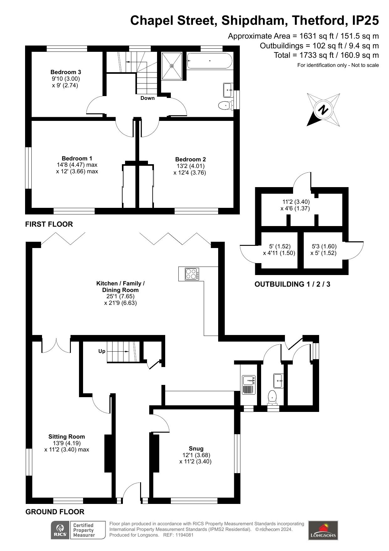 Weathervane House, Chapel Street, Thetford floorplan