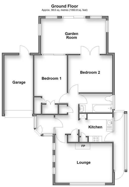 St. Thomas Drive, Bognor Regis floorplan