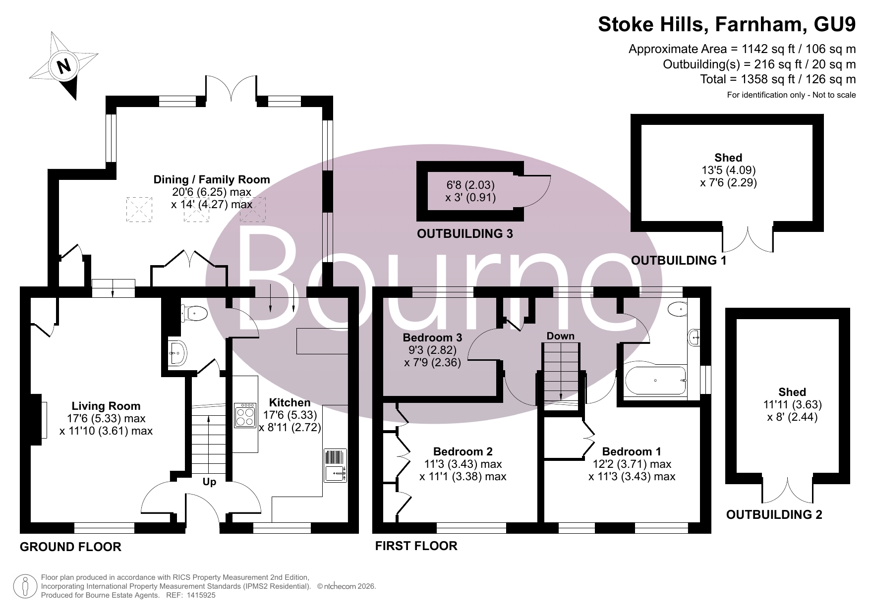 57, Stoke Hills, Farnham floorplan