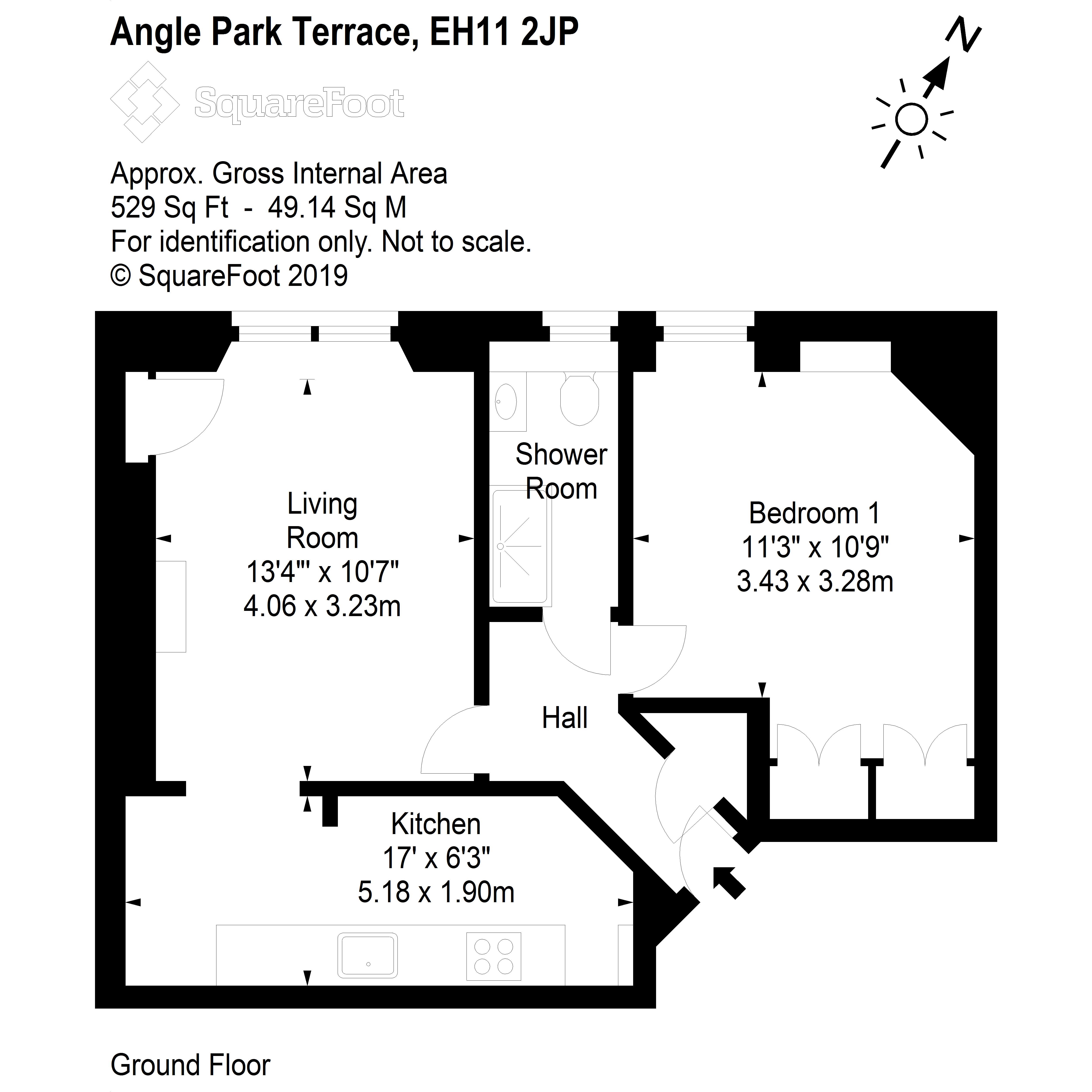 1 Bedrooms Flat for sale in 73/2 Angle Park Terrace, Edinburgh EH11