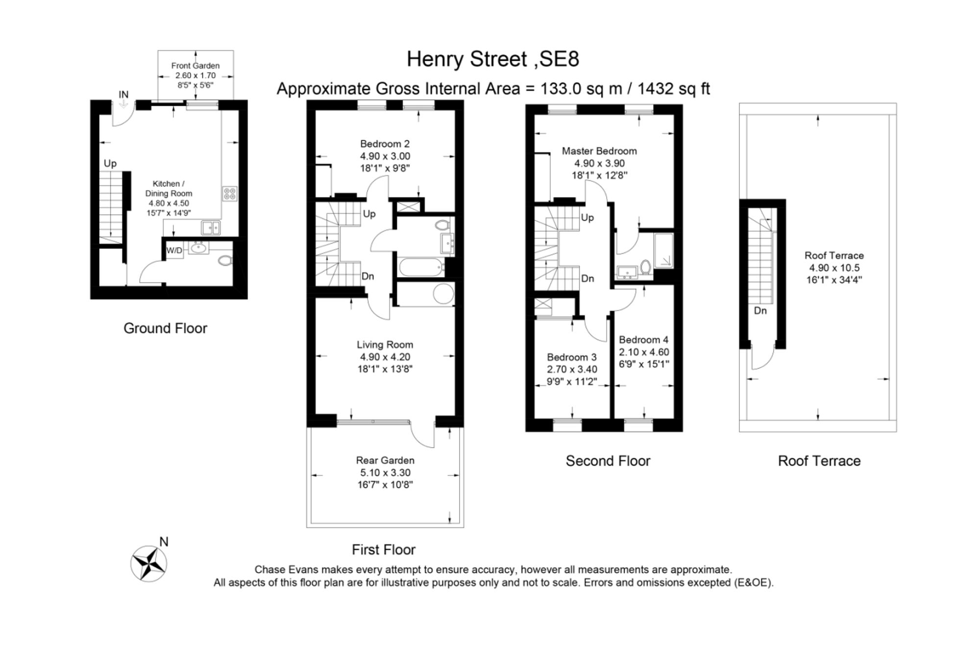 5 Henry Street, London floorplan