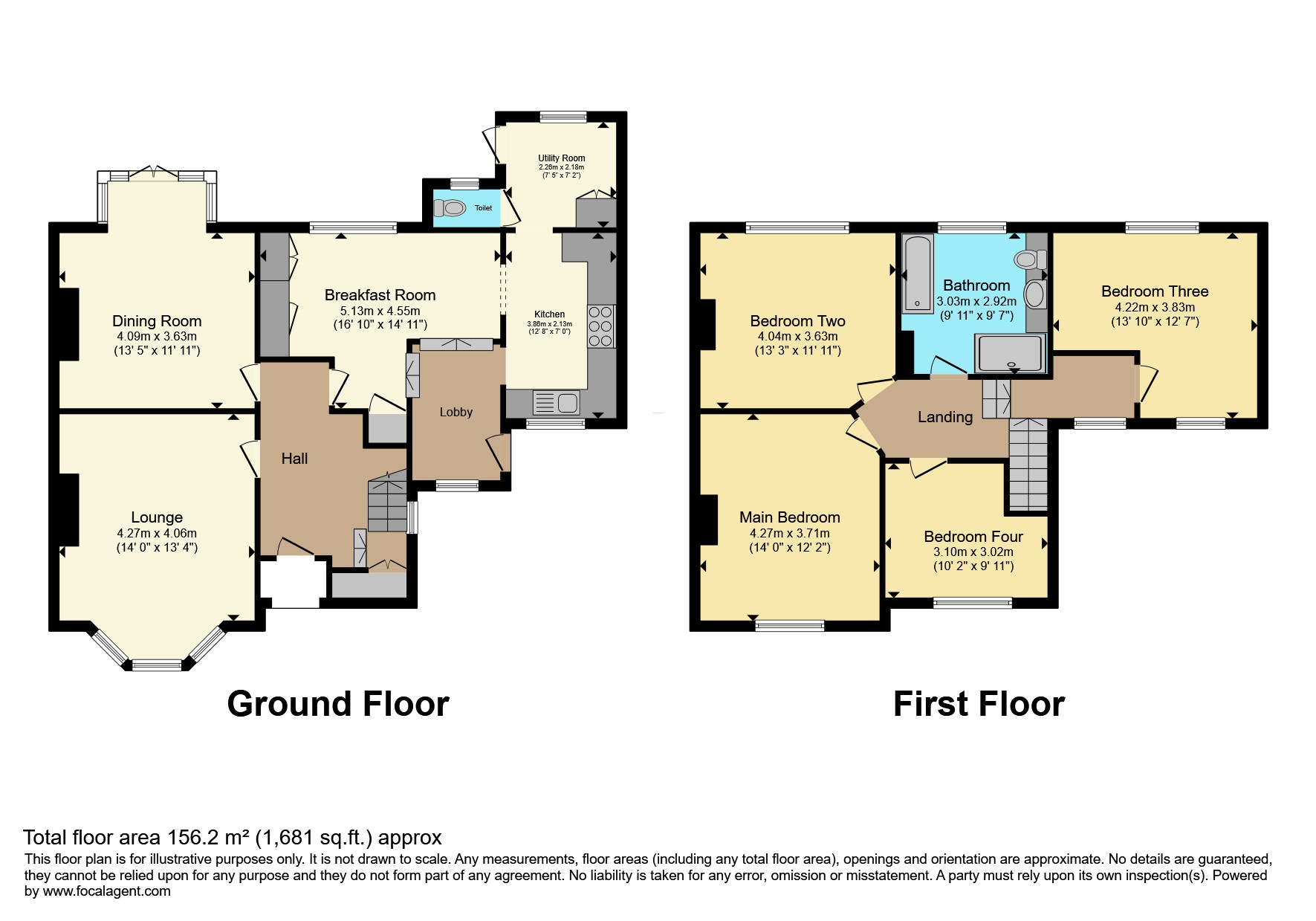 23, Crescent Road, Rowley Park, Stafford floorplan