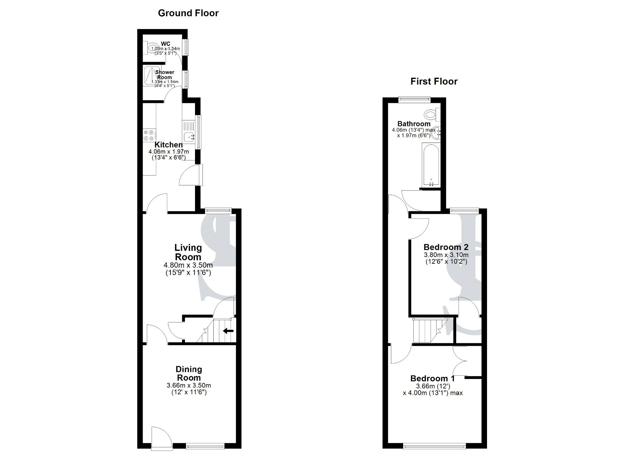 24 Paget Road, Leicester floorplan