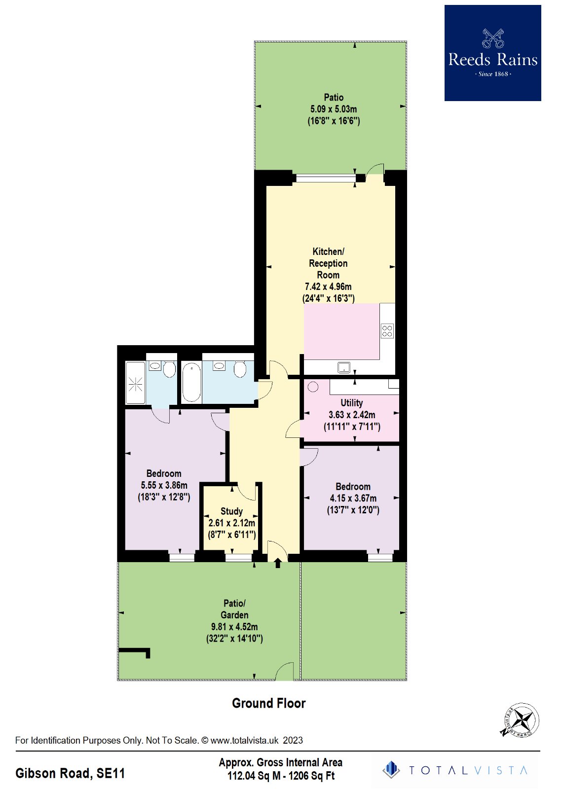 Gibson Road, London floorplan