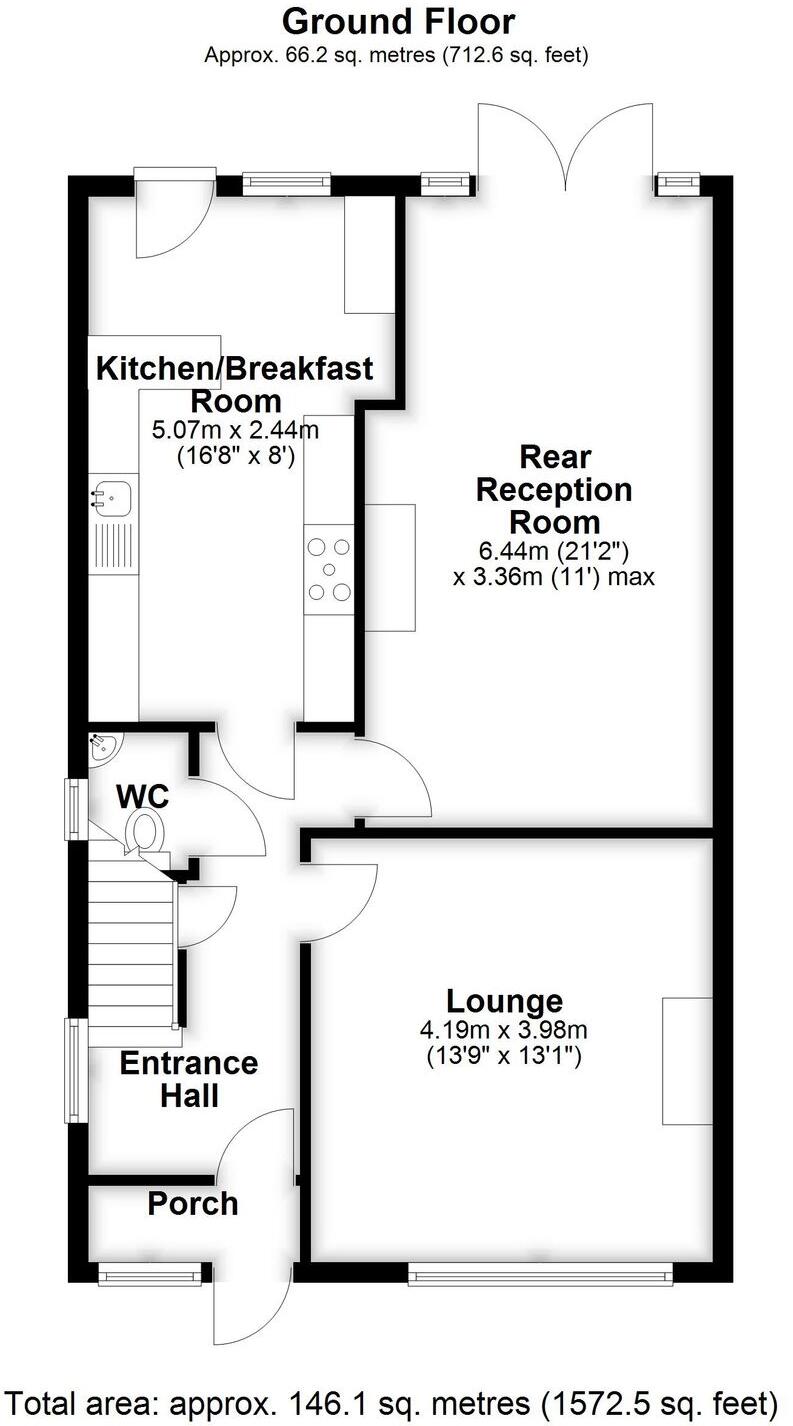 56, West Way, Croydon floorplan