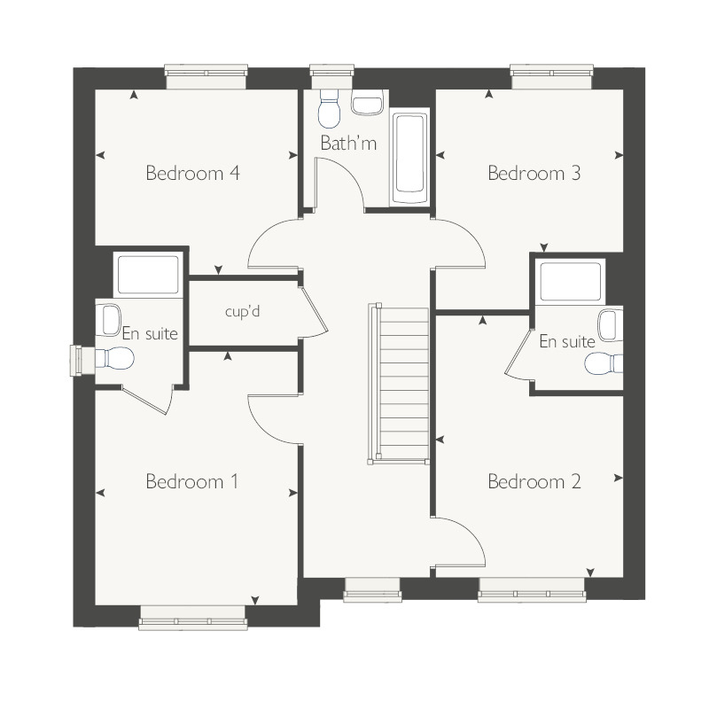 108, Yew Tree Lane, Harrogate floorplan