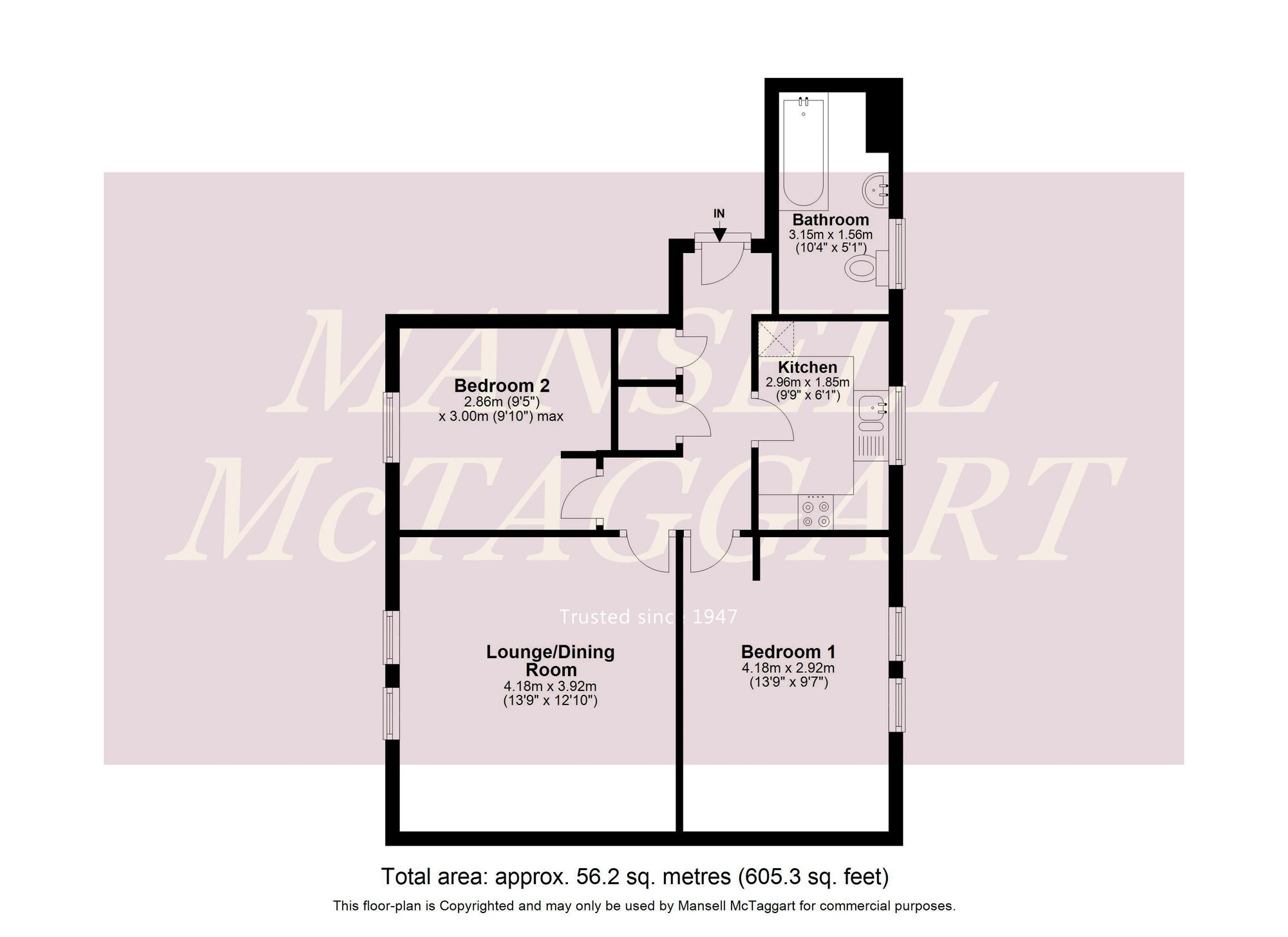 2 Ashdown Court Lewes Road, Forest Row floorplan