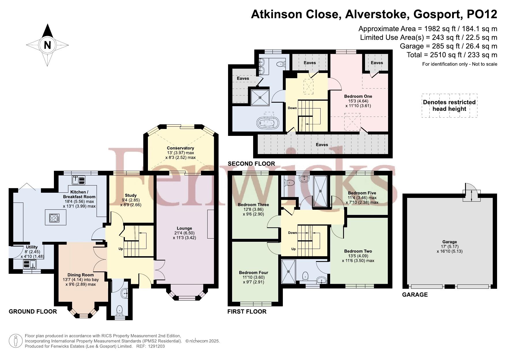 20, Atkinson Close, Gosport floorplan