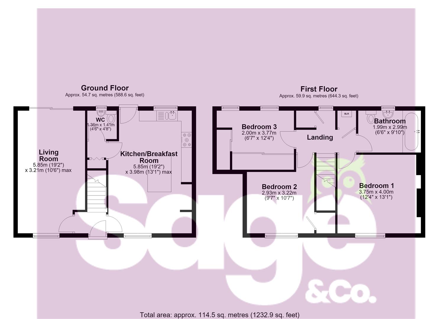 56, Newport Road, Newport floorplan