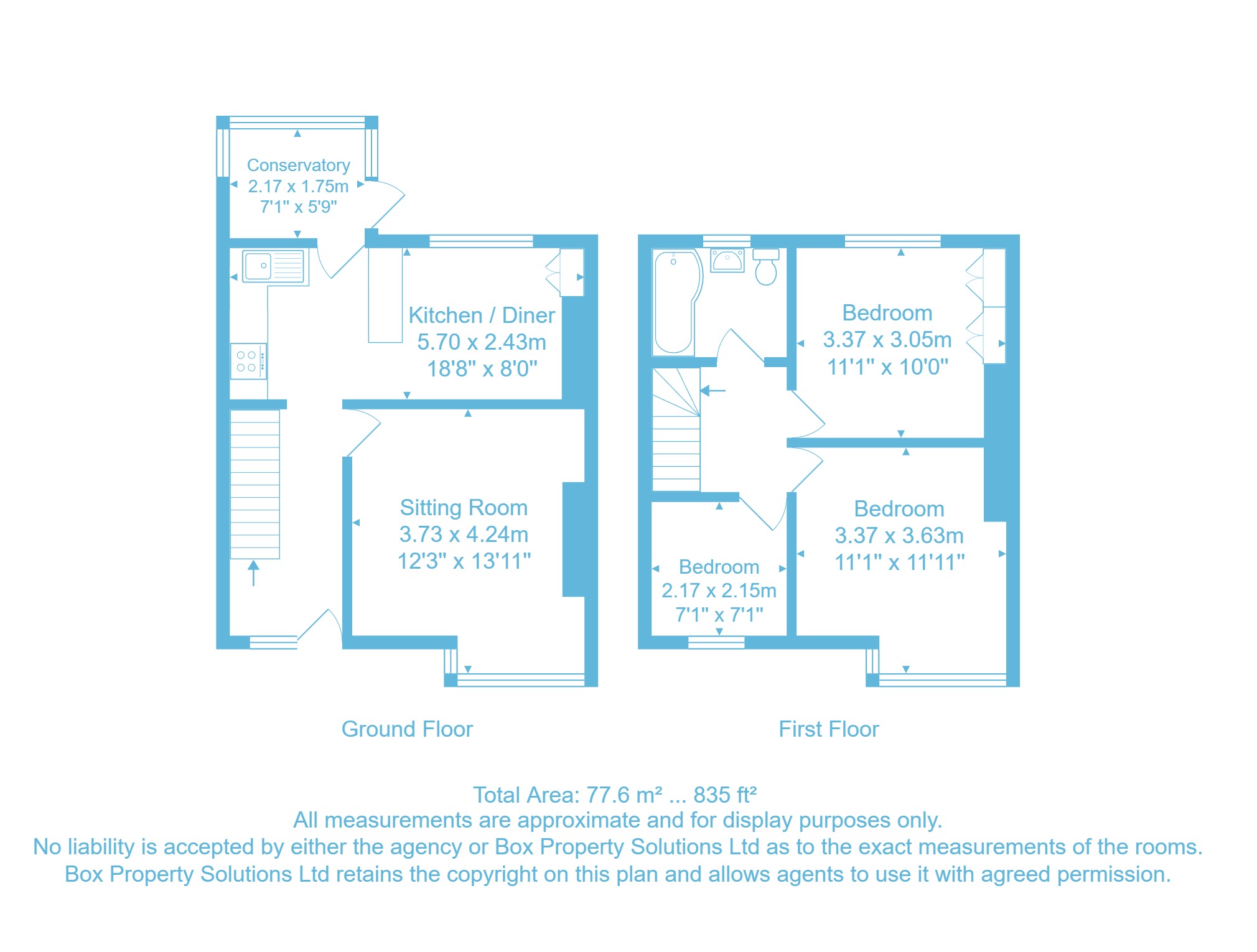 4, Florence Avenue, Bradford floorplan