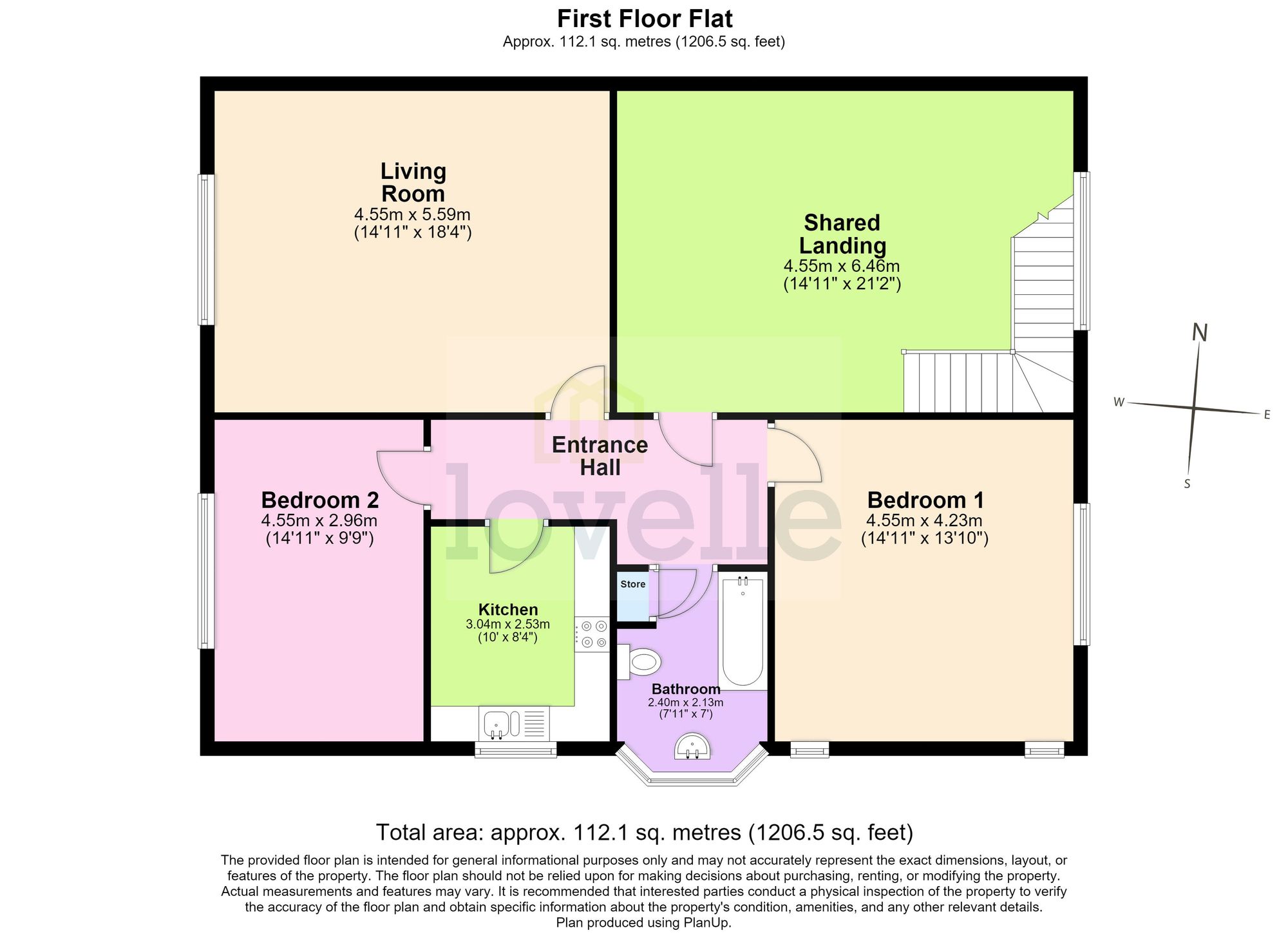 Flat 7, 51 Bargate, Grimsby floorplan