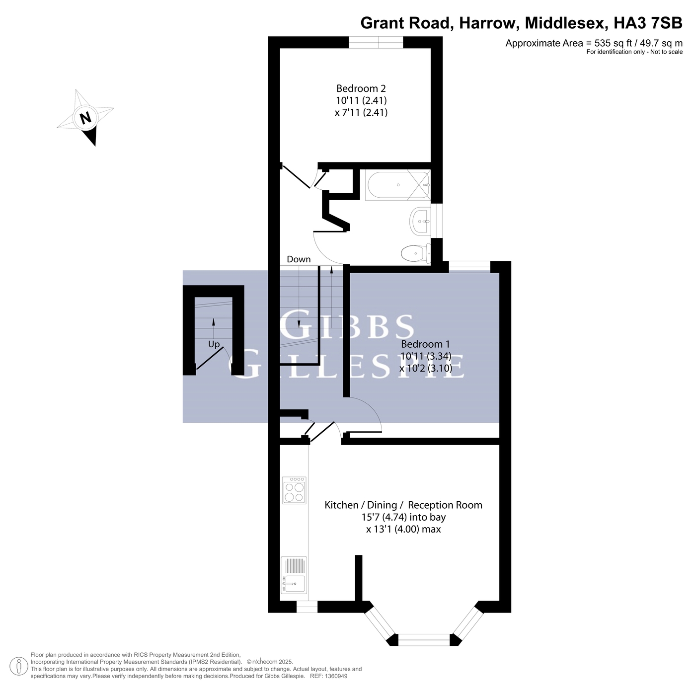 51A,, Grant Road, Middlesex floorplan