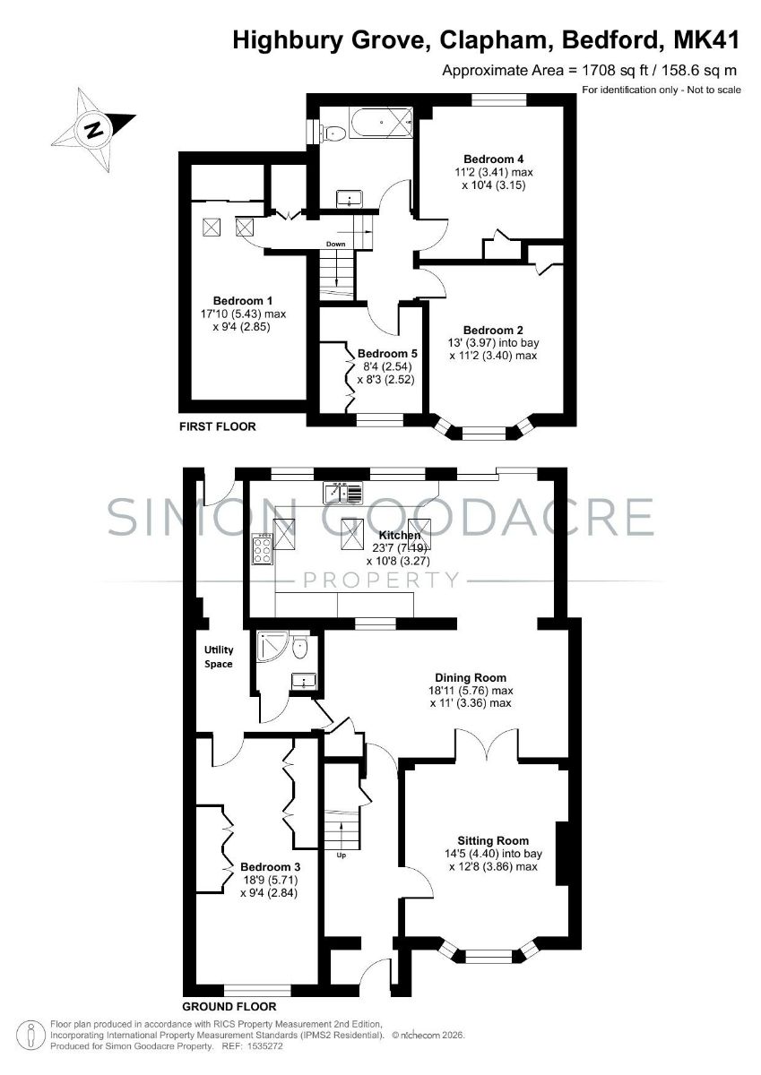 65 Highbury Grove, Bedford floorplan