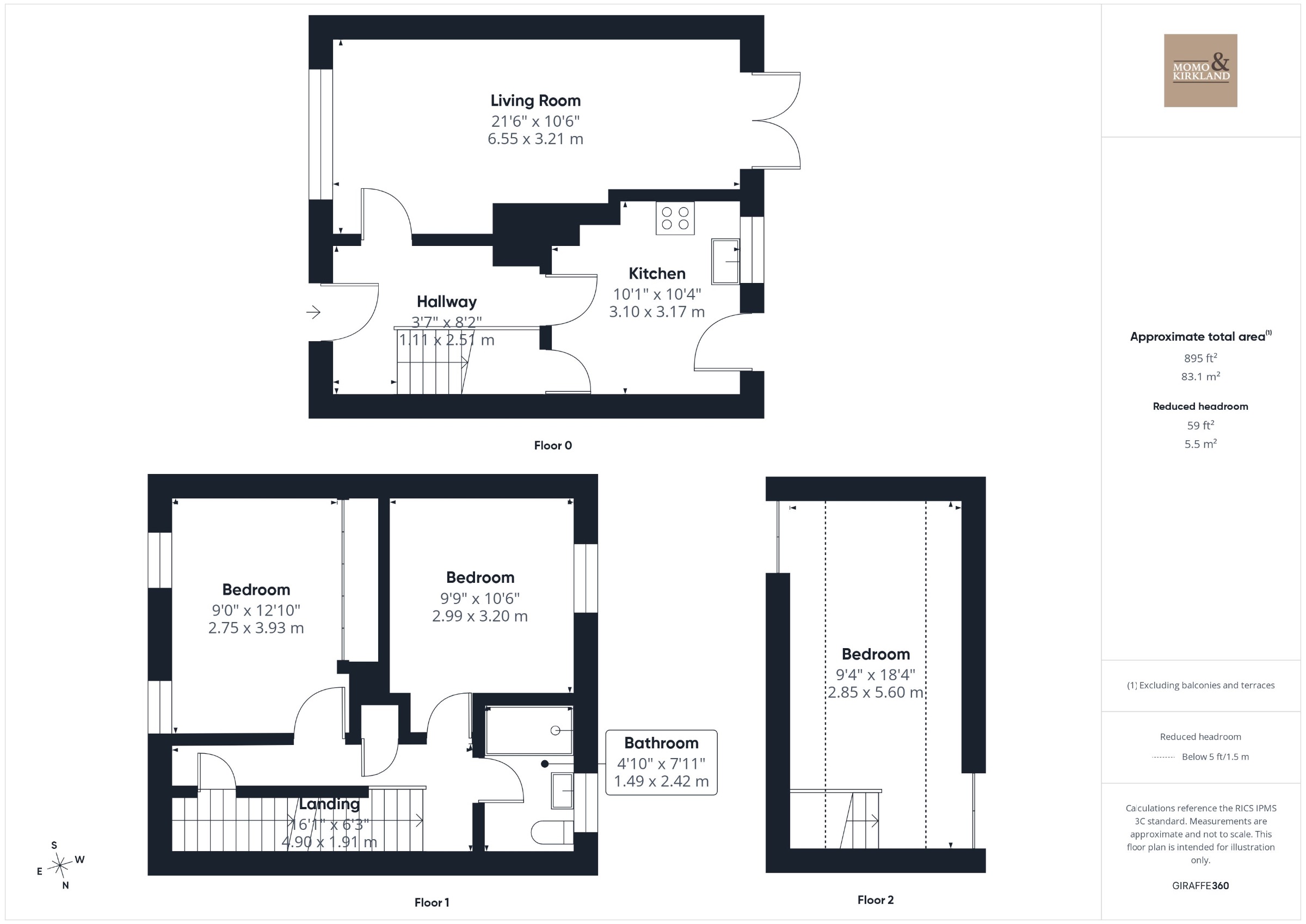 12 Fullarton Place, Coatbridge floorplan