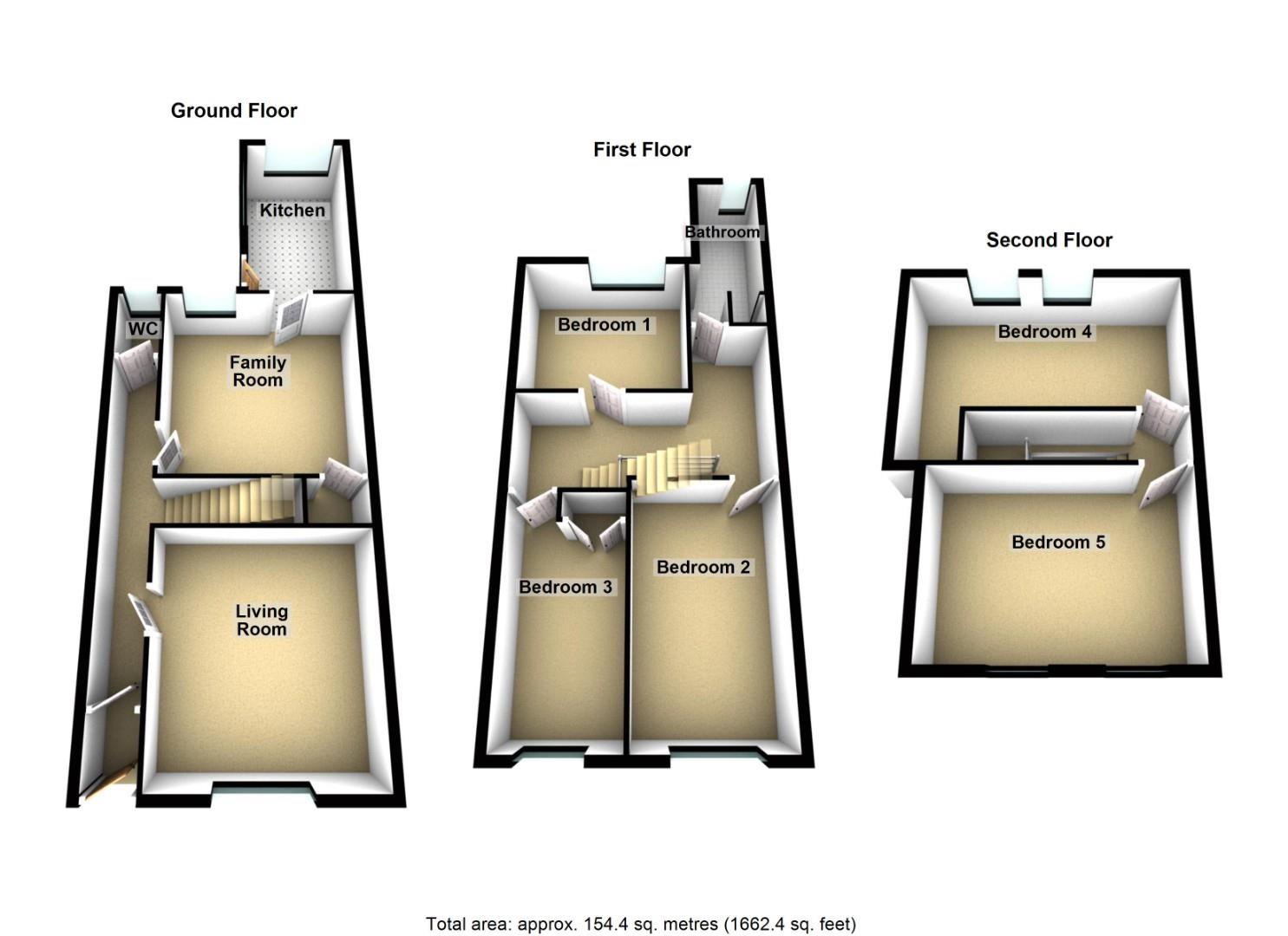 34, Harrow Street, Shiremoor floorplan