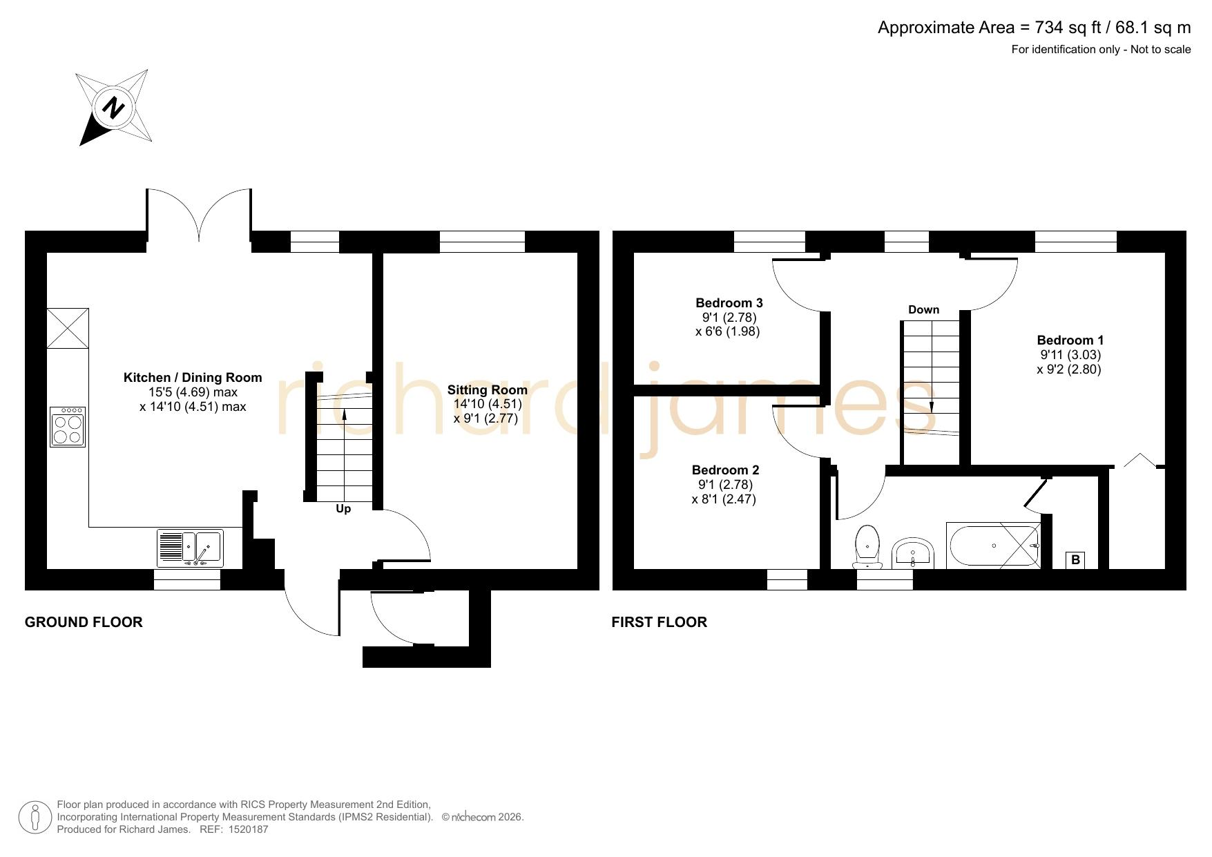 13, Sudeley Way, Swindon floorplan