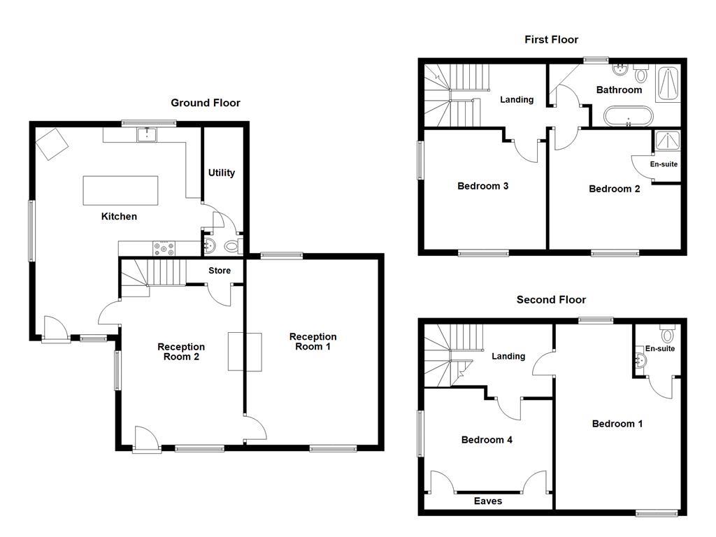 Brown Hill Farm Cottage, Stang Top Road, Roughlee floorplan