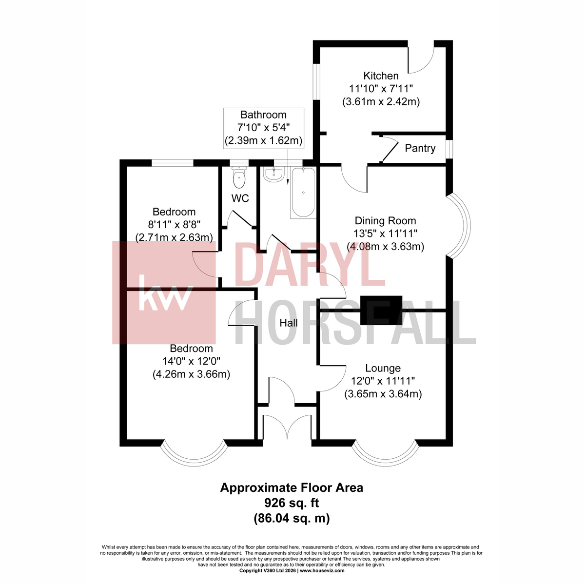 11, Twyford Close, Mexborough floorplan