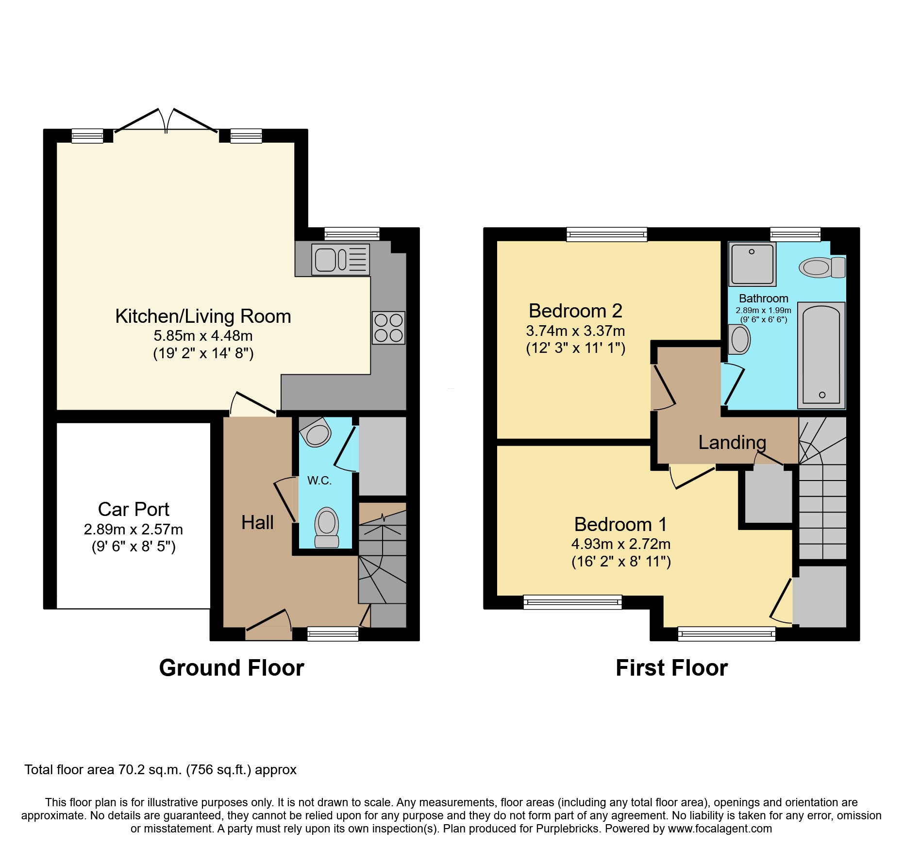 6a, Cross Street, Huntingdon floorplan