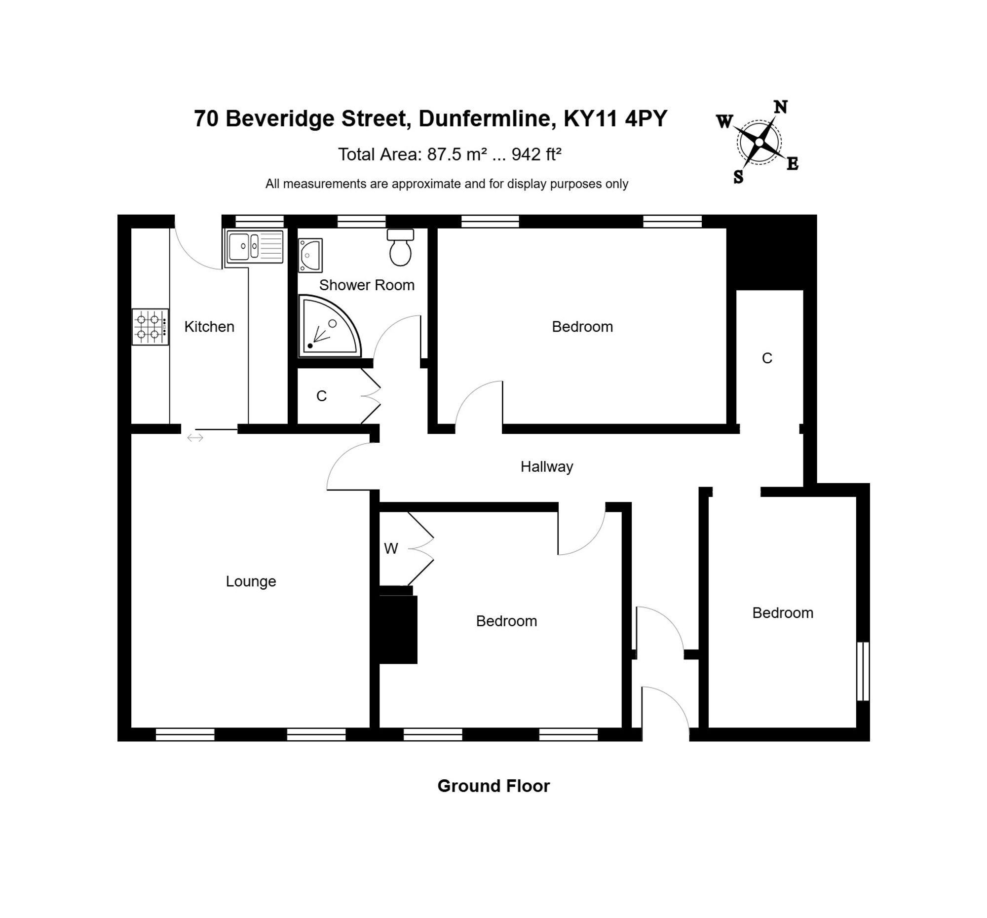 70 Beveridge Street, Dunfermline floorplan