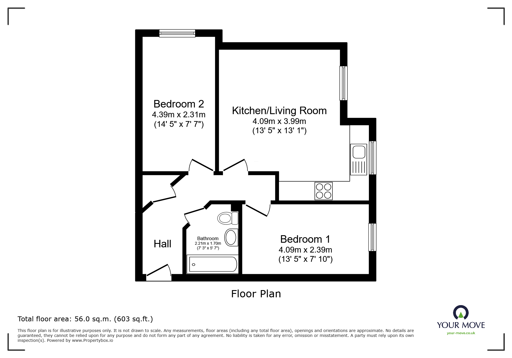 4, Grange Court, Barnsley floorplan