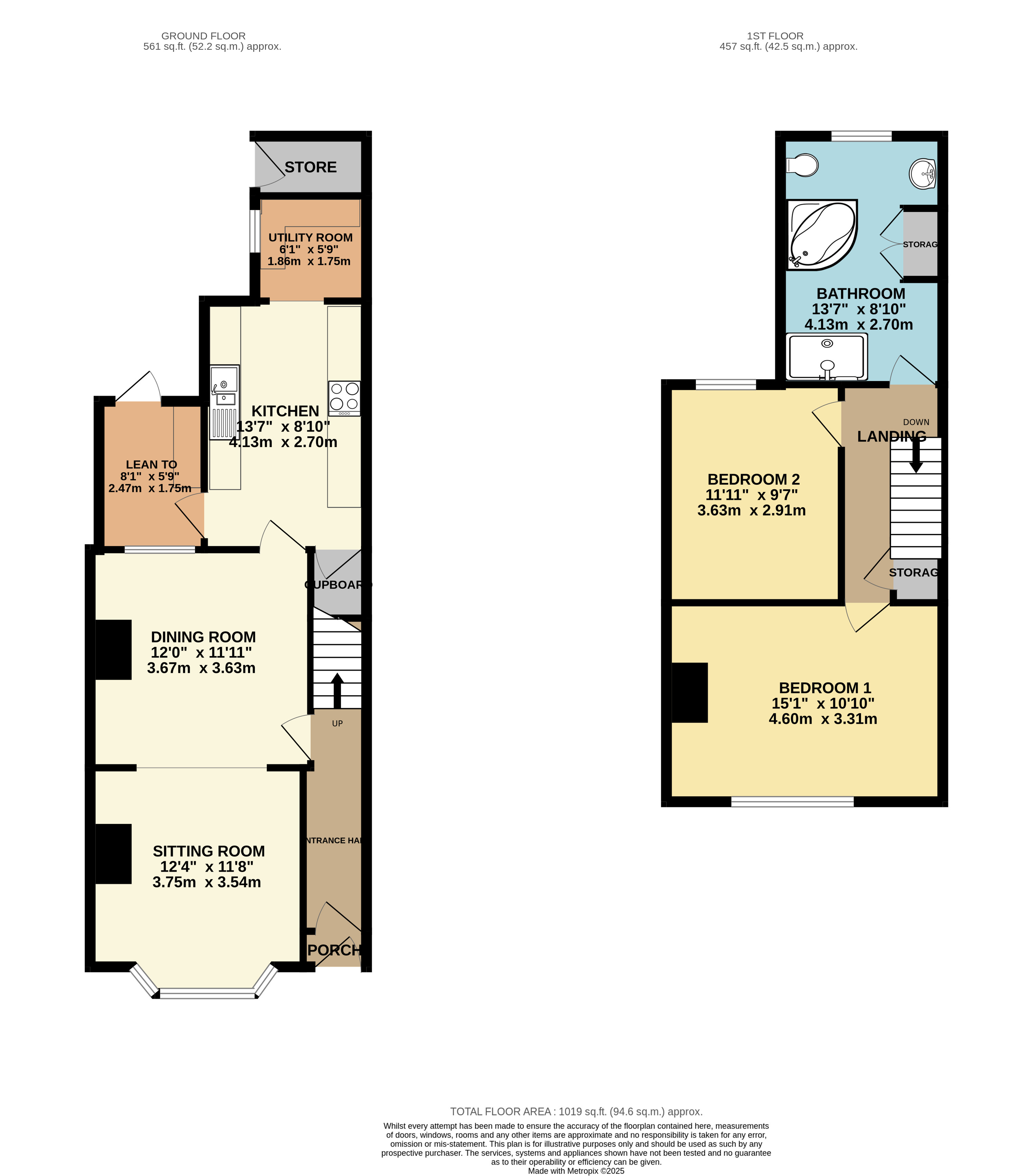 14, Holyoake Terrace, Long Buckby floorplan