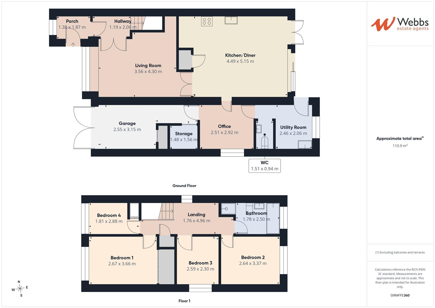 23, March Banks, Rugeley floorplan