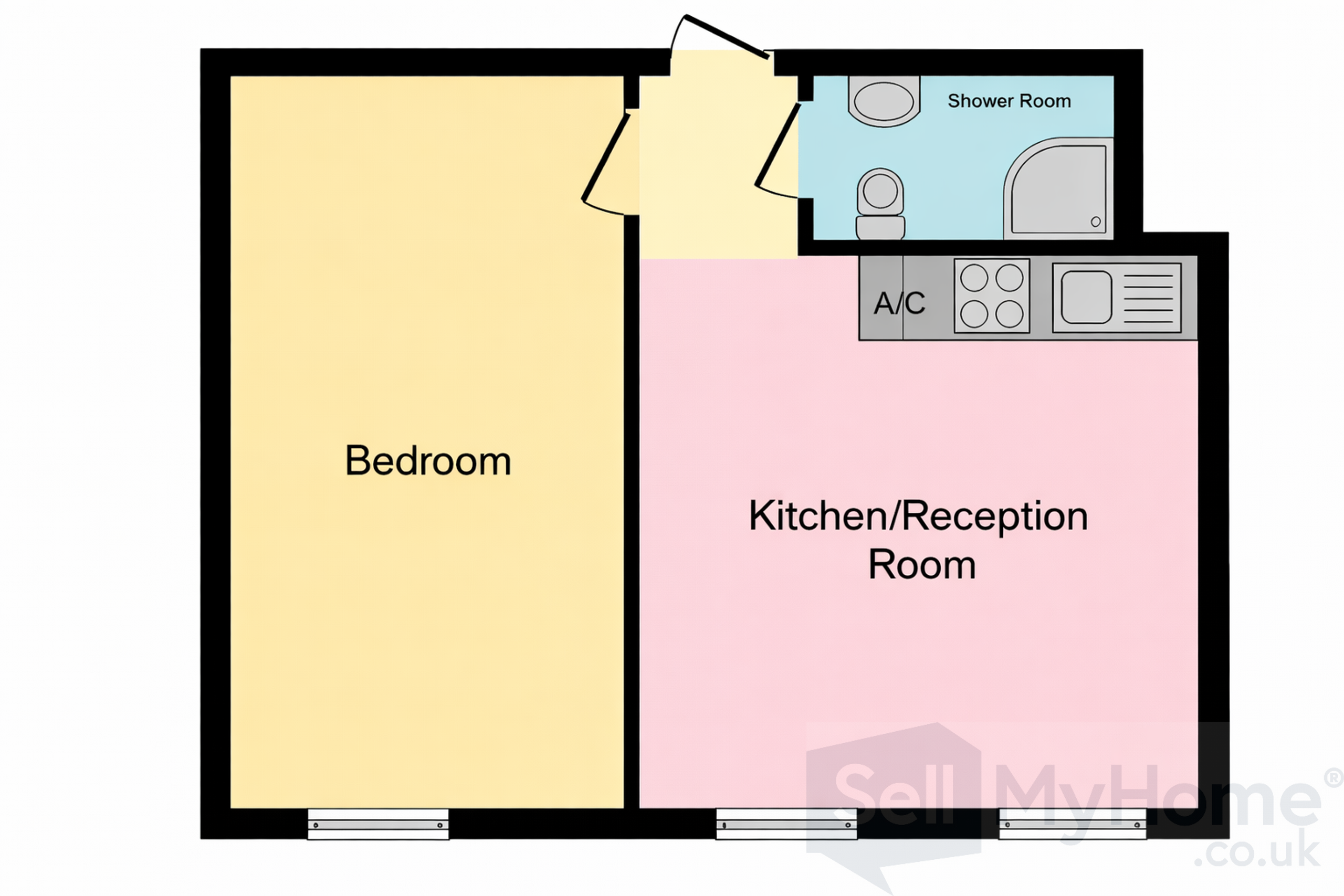 Flat 28, 26-28 Princess Road West, Leicester floorplan