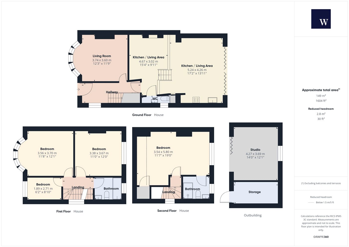 12, Rosedene Avenue, London floorplan