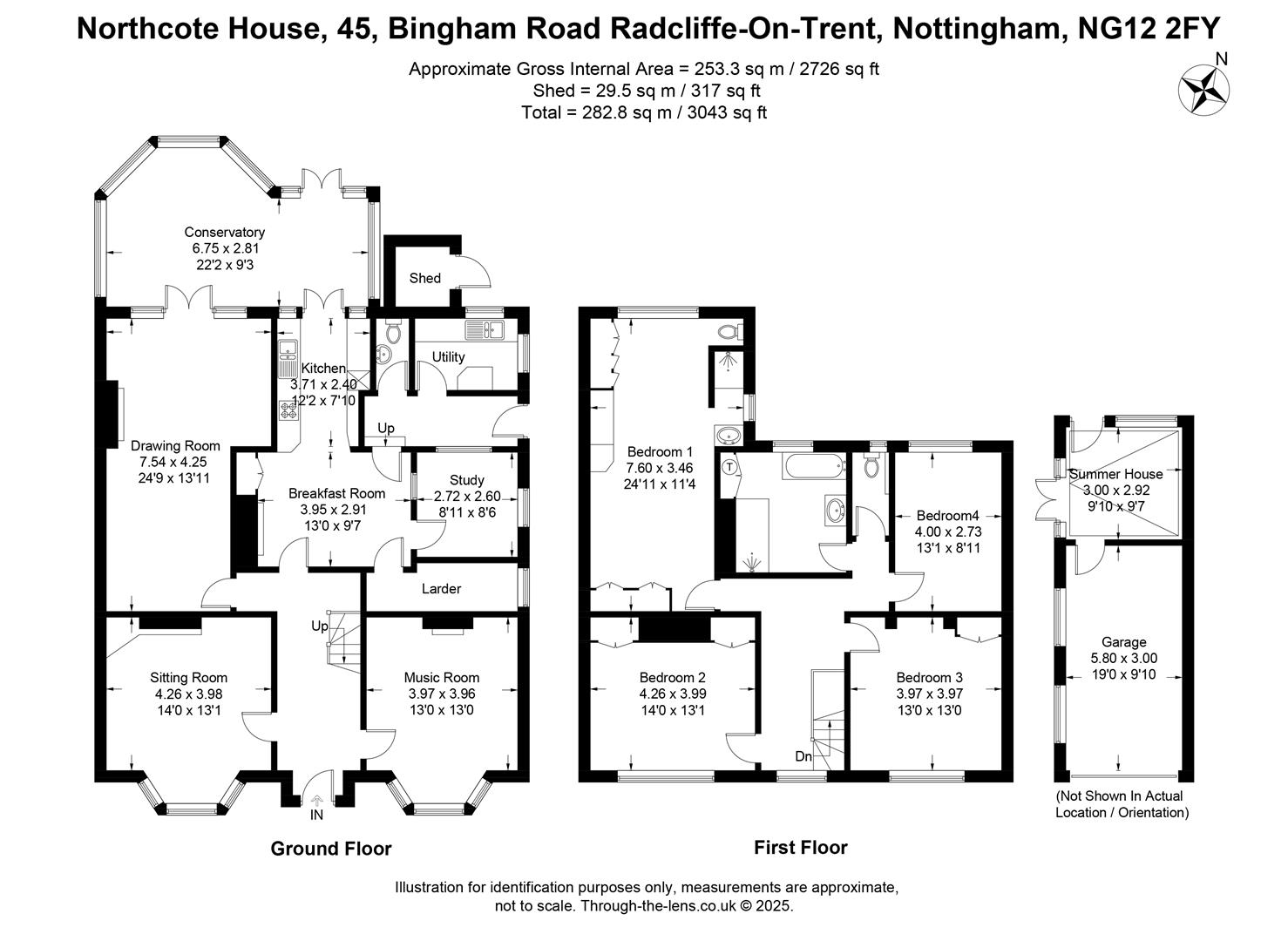 Northcote House, 45, Bingham Road, Nottingham floorplan