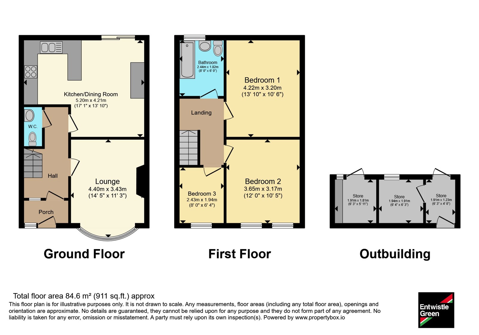 46, Gainsborough Road, Lancashire floorplan