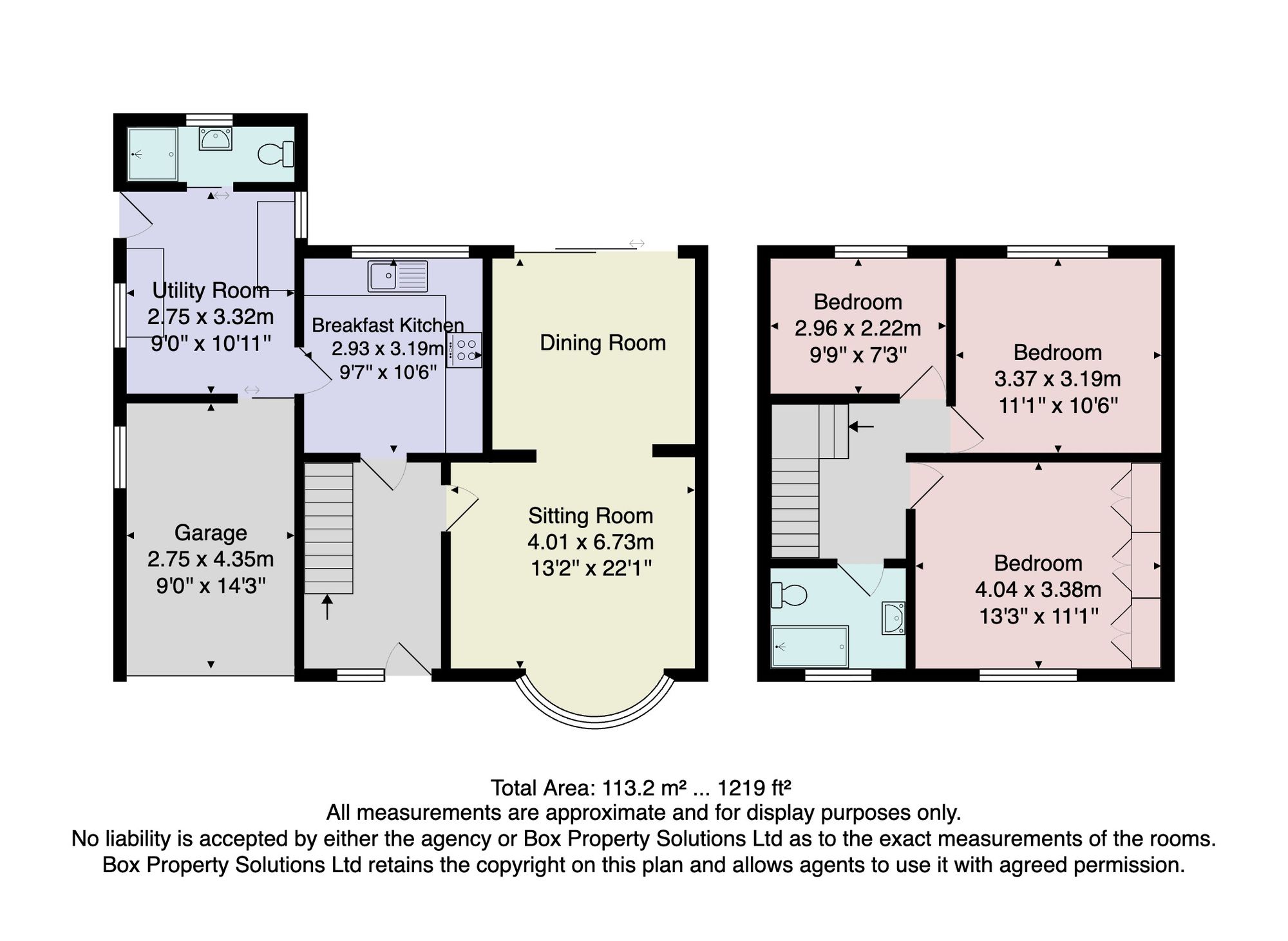 16 Dorset Close, Harrogate floorplan