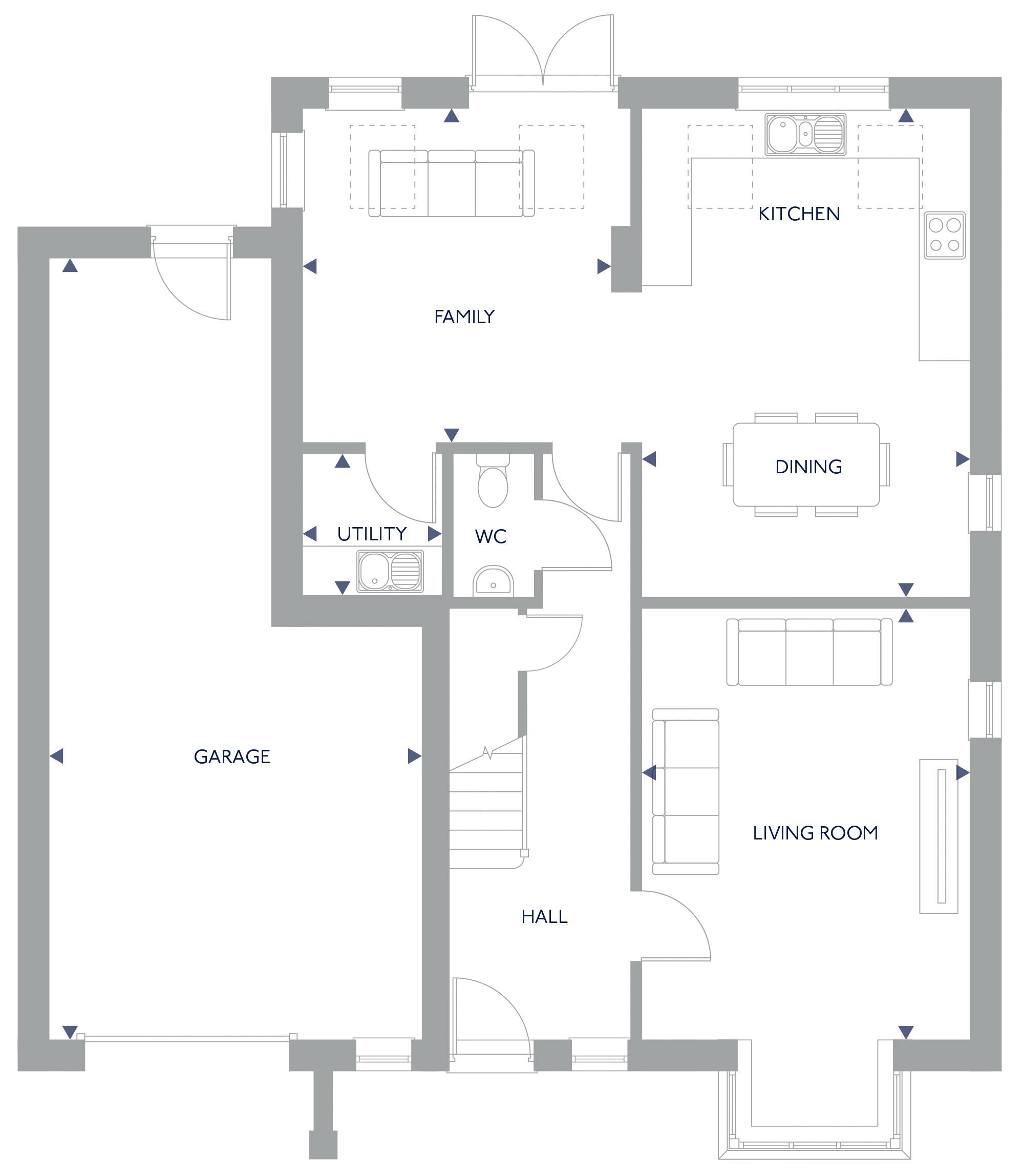Letchworth at The Orchard, Main Street, Selby floorplan