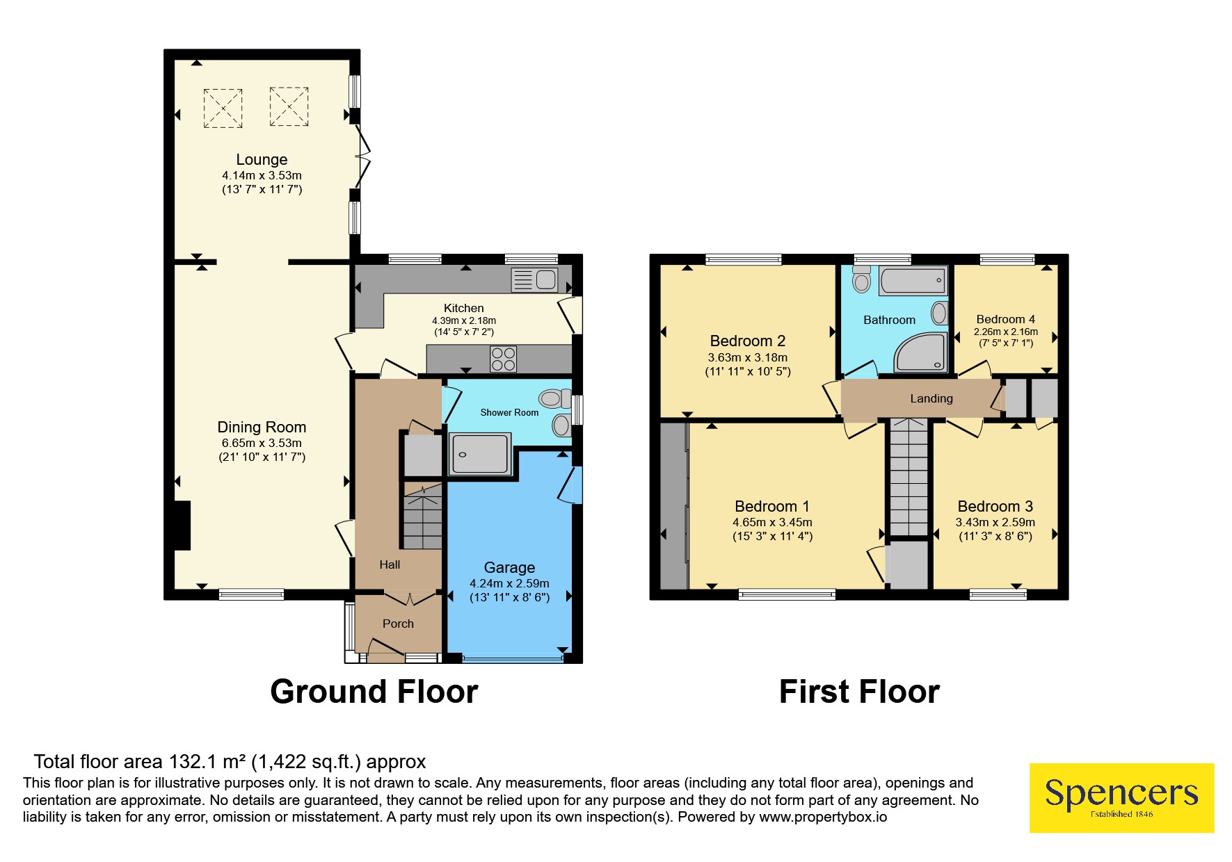 1, Bideford Close, Leicestershire floorplan