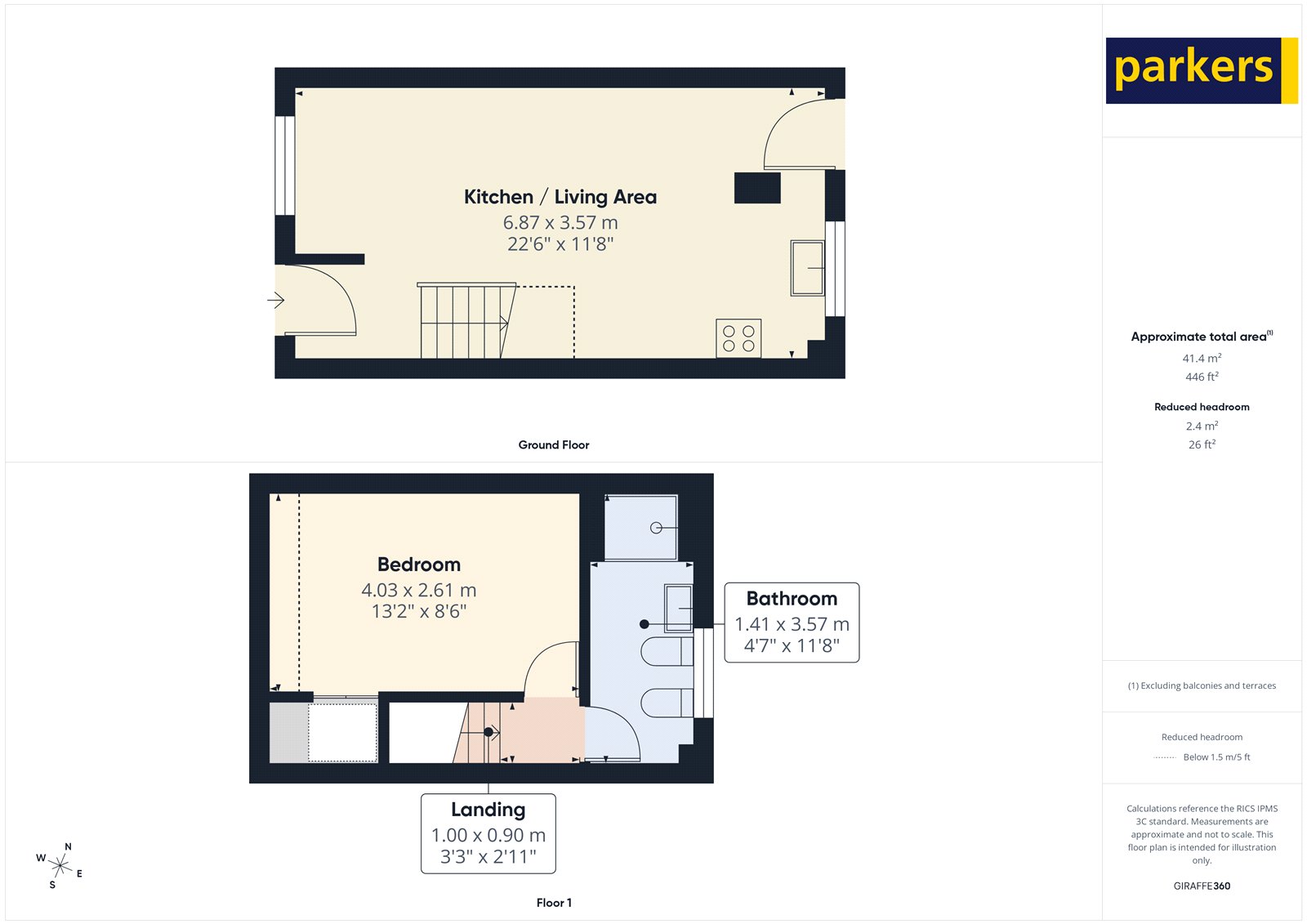 96, Thorney Leys, Oxfordshire floorplan