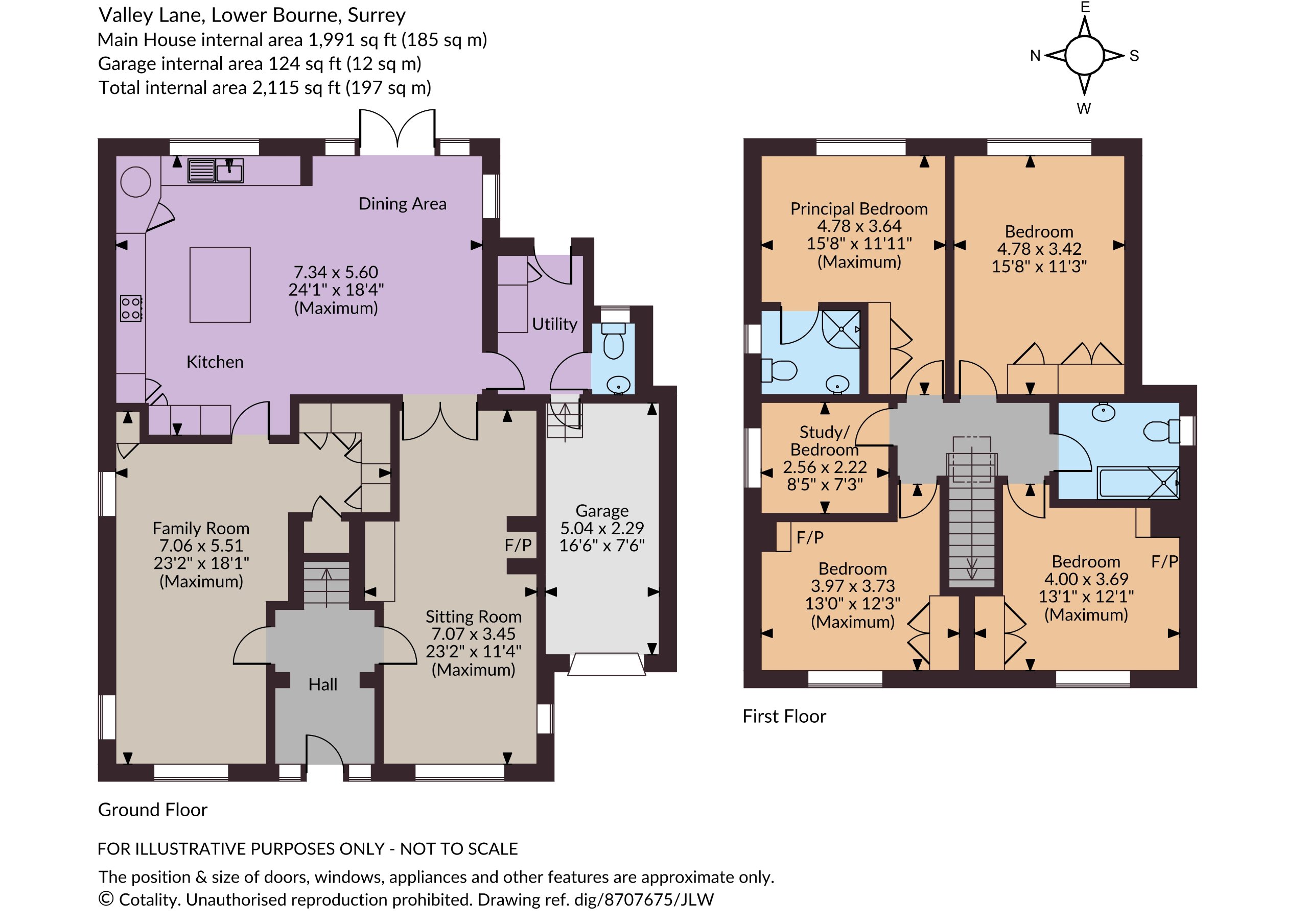 4, Valley Lane, Farnham floorplan