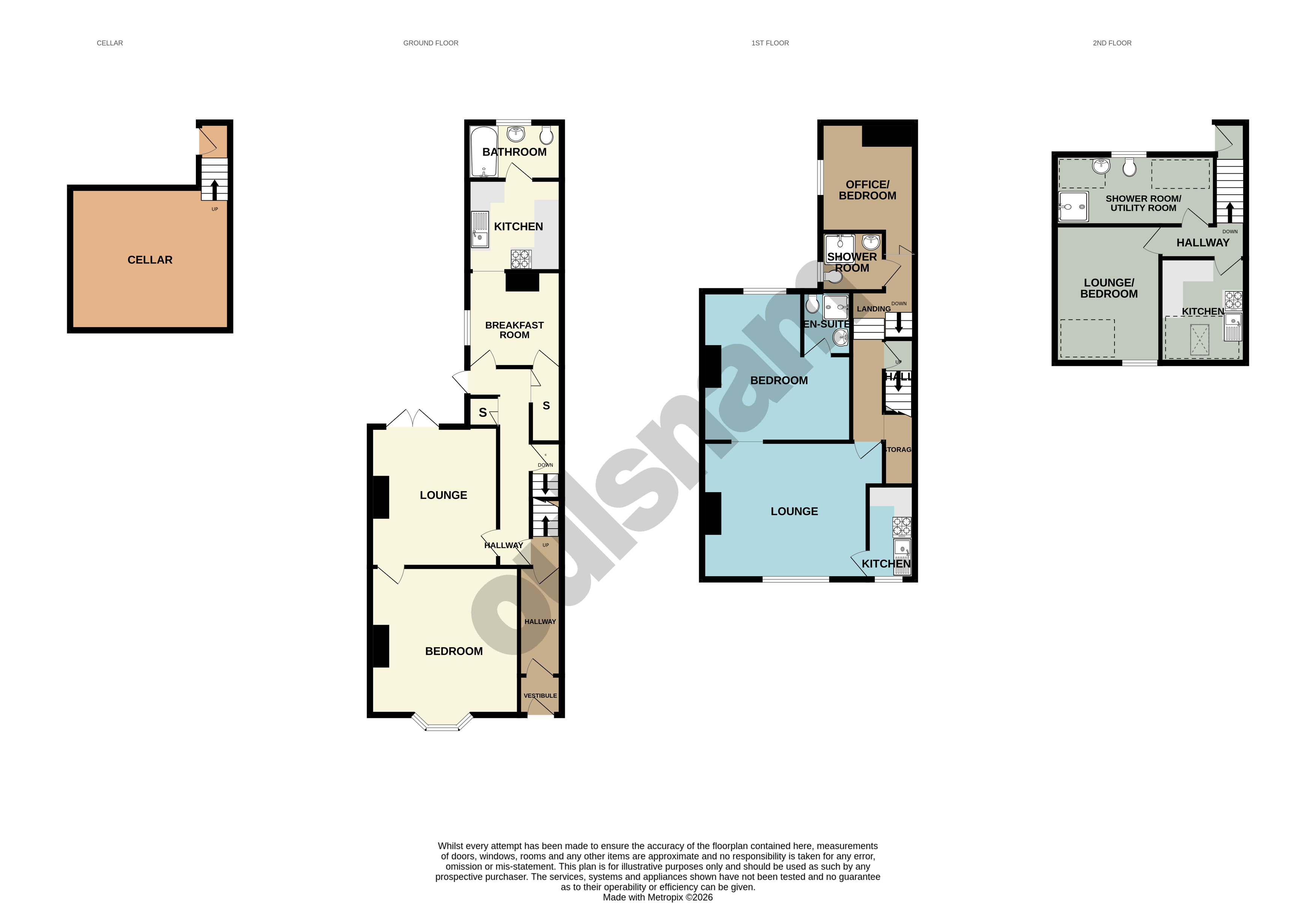 14, Carlyle Road, Birmingham floorplan