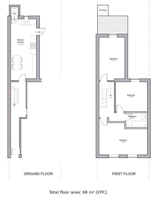 Chase Side, Enfield floorplan