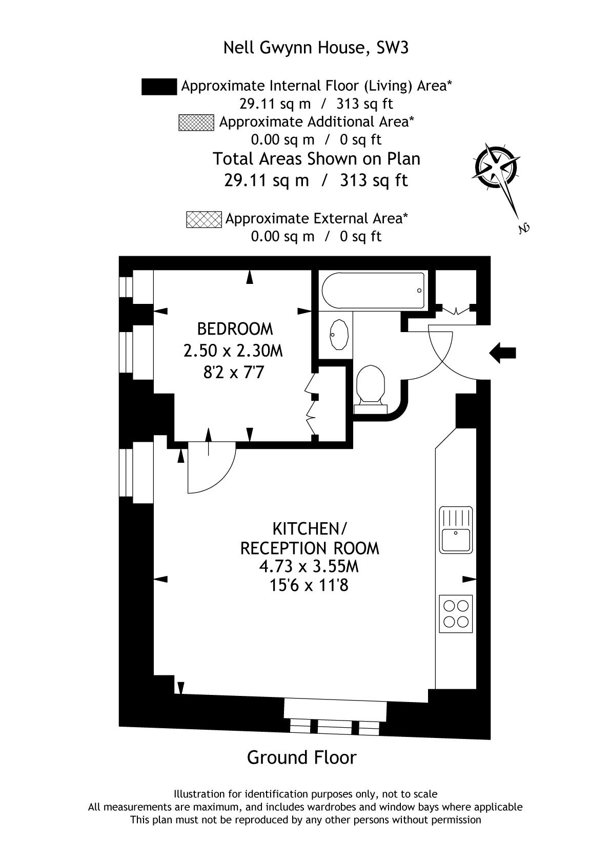 1 Bedrooms Flat for sale in Nell Gwynn House, Sloane Avenue SW3