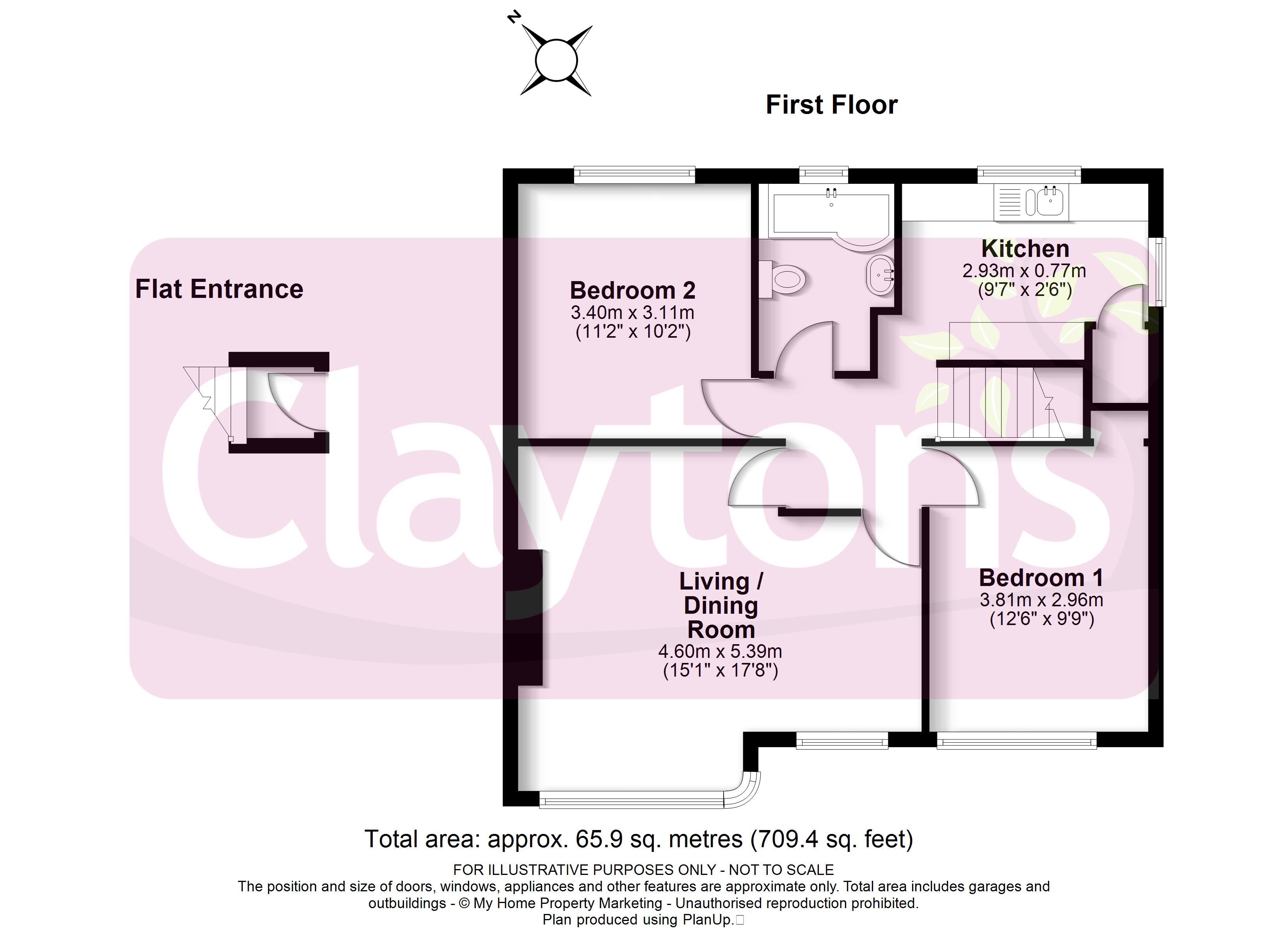 48, Trevellance Way, Watford floorplan