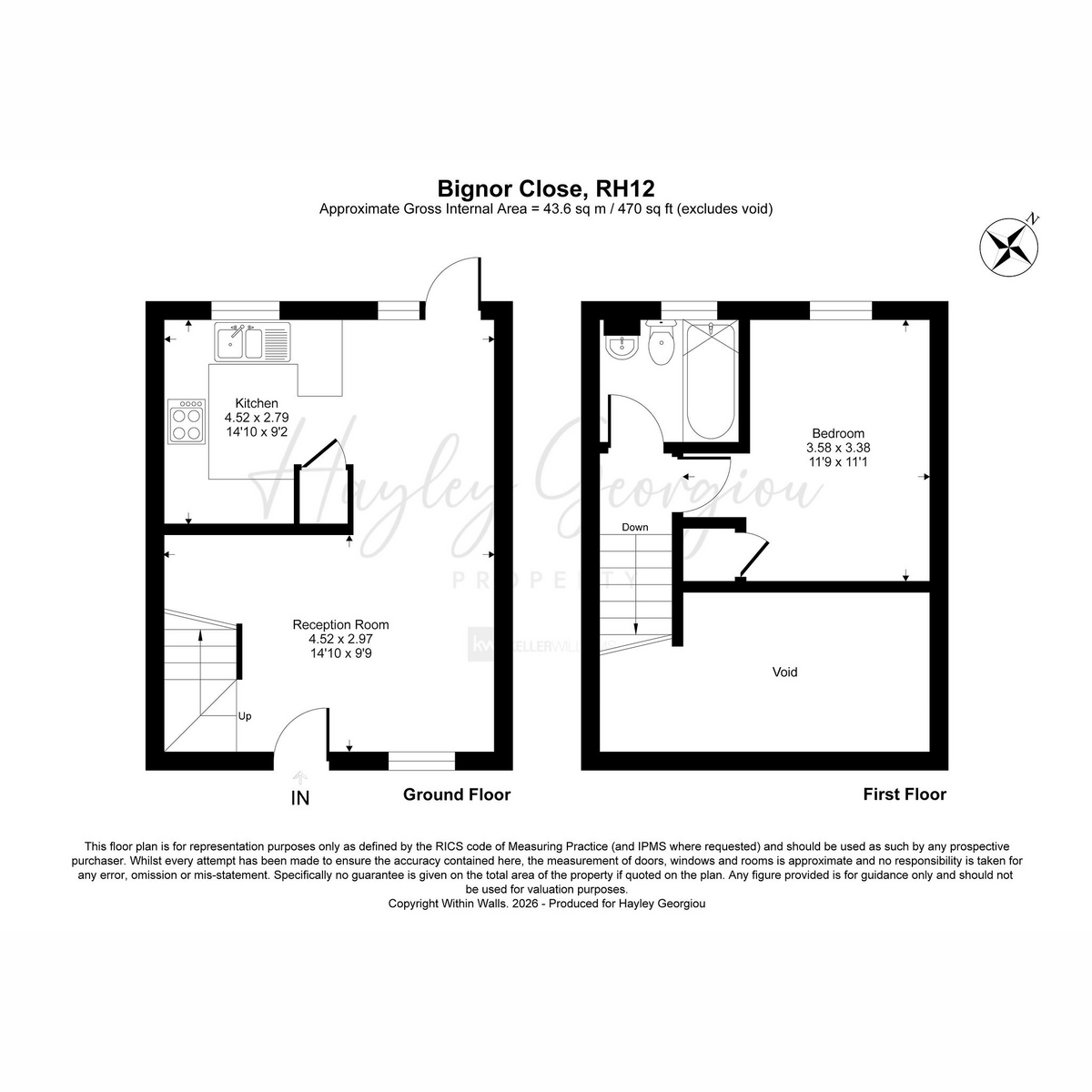 40, Bignor Close, Horsham floorplan
